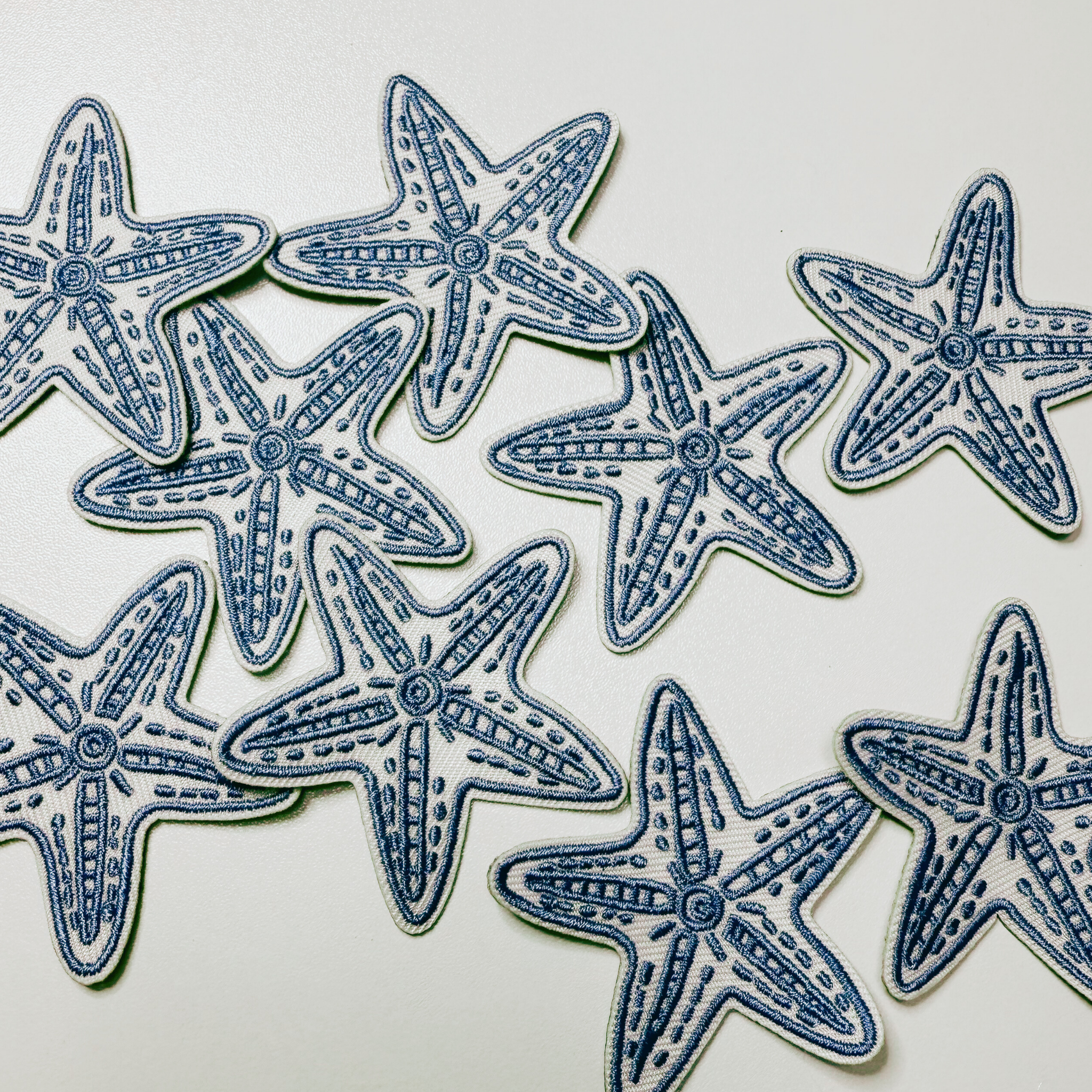 2" Starfish - Embroidered Hat Patch