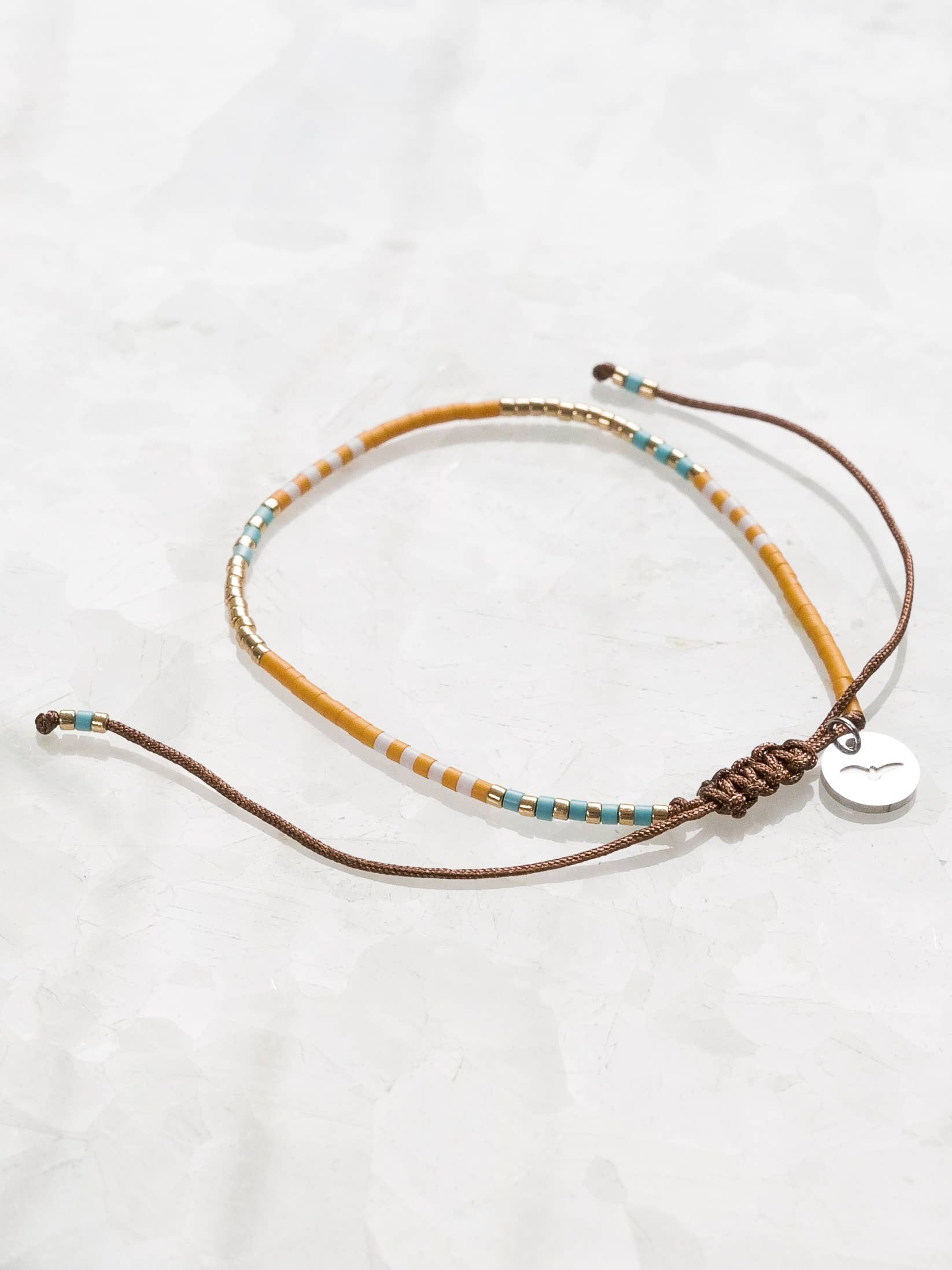 Tiny Bead Colorful, Island Bead Bracelet - Limoncello