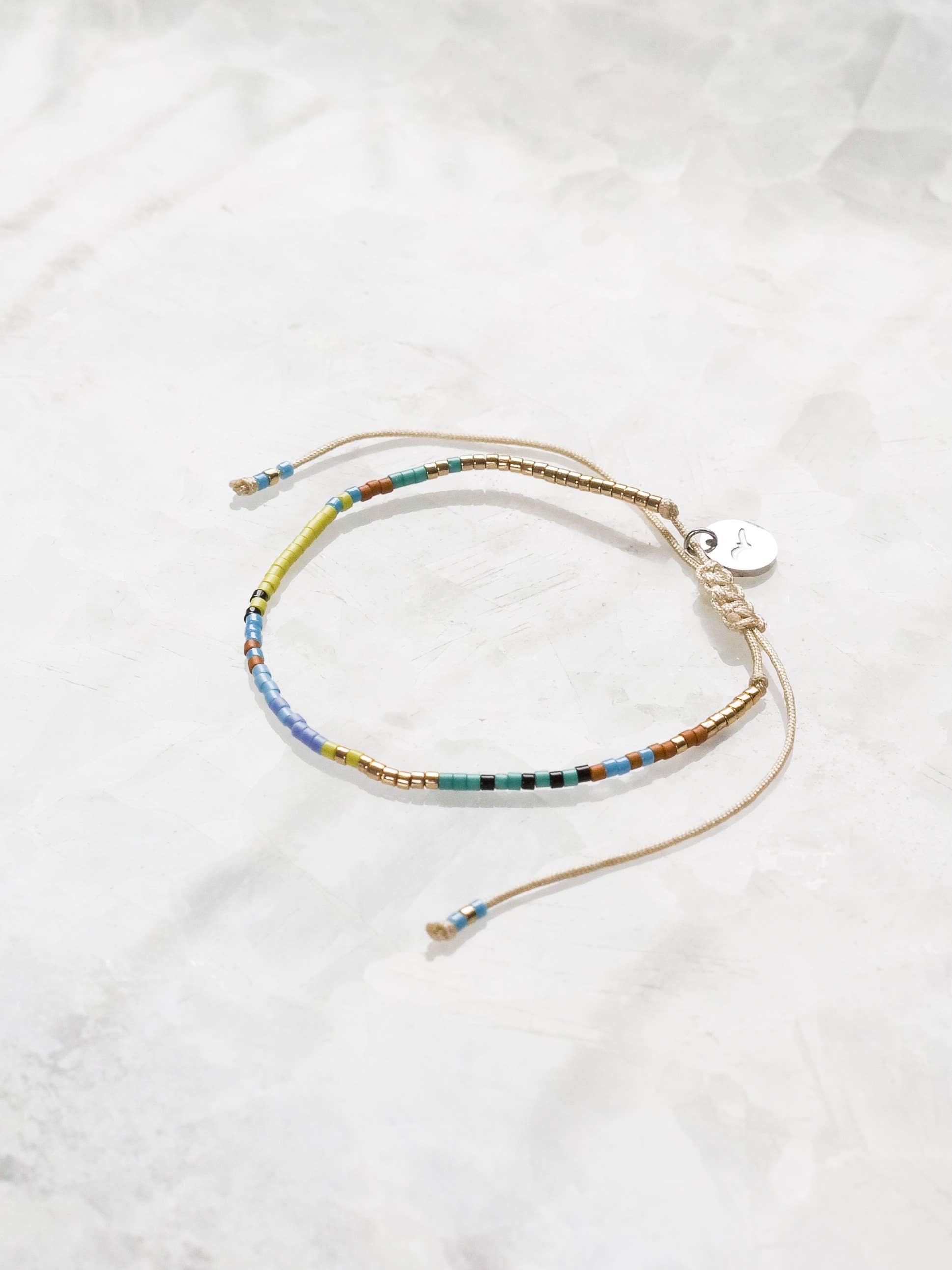 Tiny Bead, Island Bead Bracelet - Lemonade