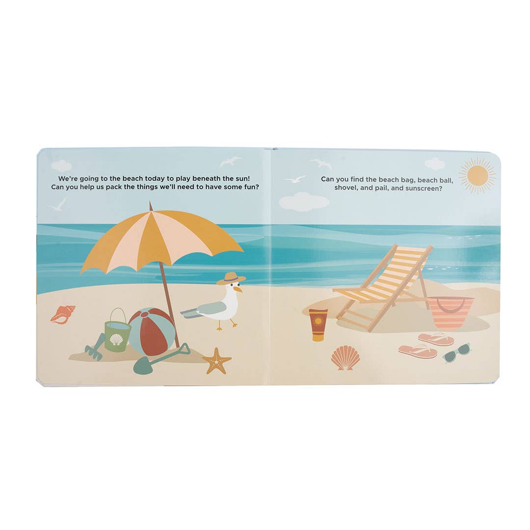 Beach Day Look and Find Summer Baby & Kids Board Book - Lucy's Room