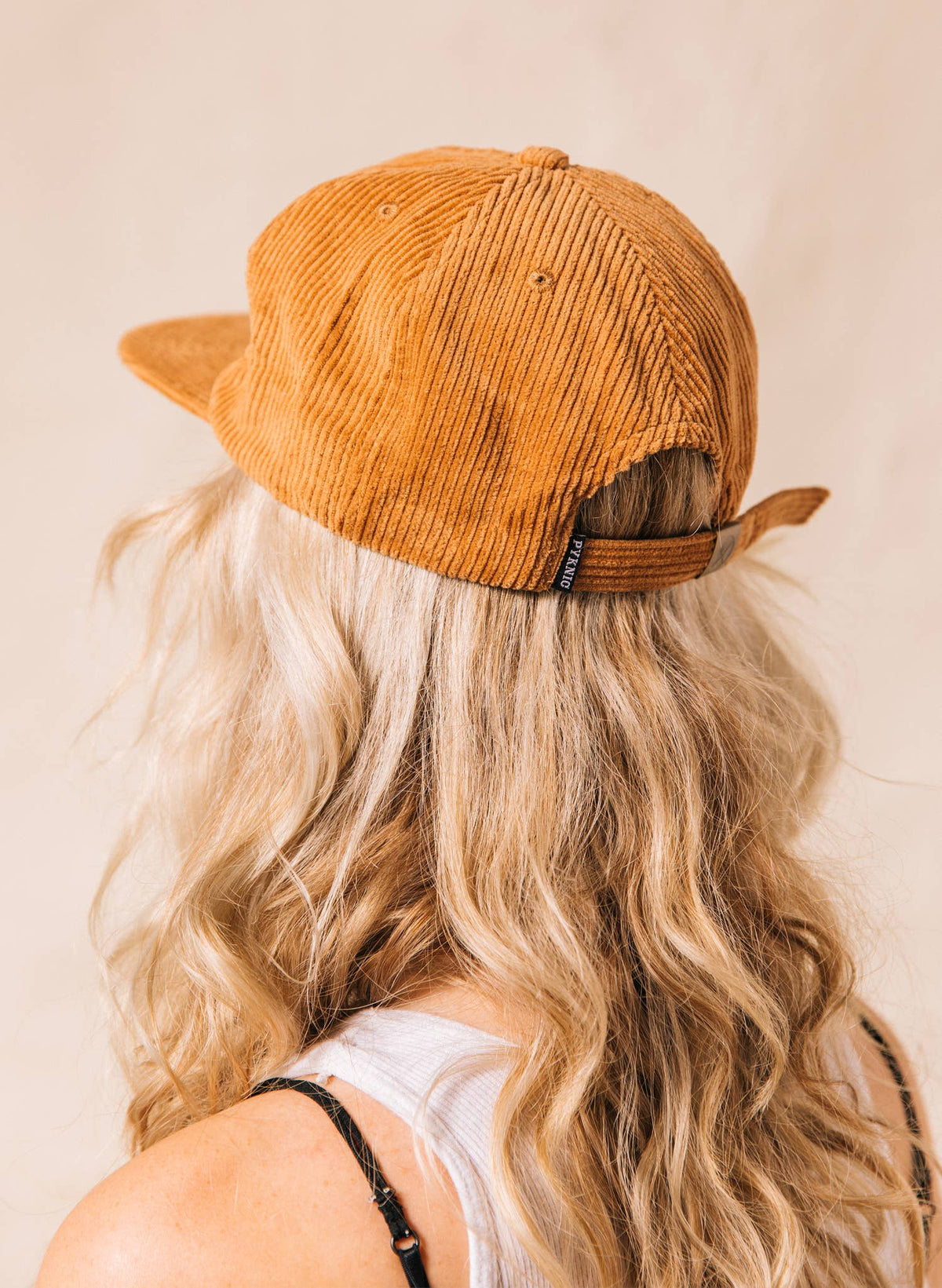 Tacos Chainstitch Rust Corduroy Hat, Western
