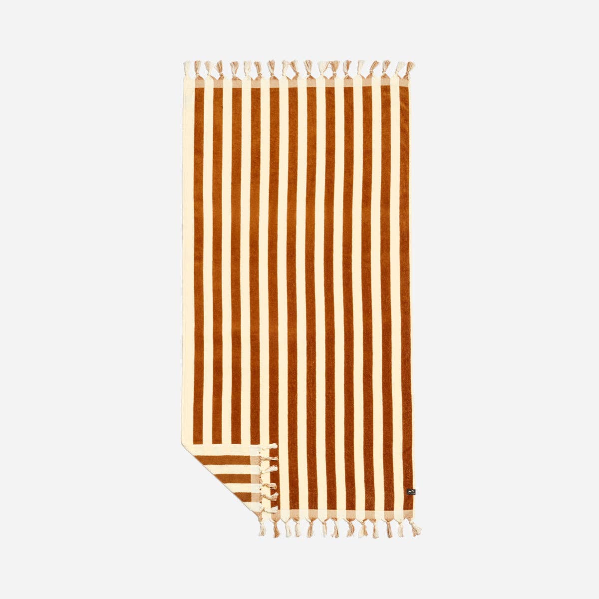 Cabana Fringe Premium Woven Towel - Brush