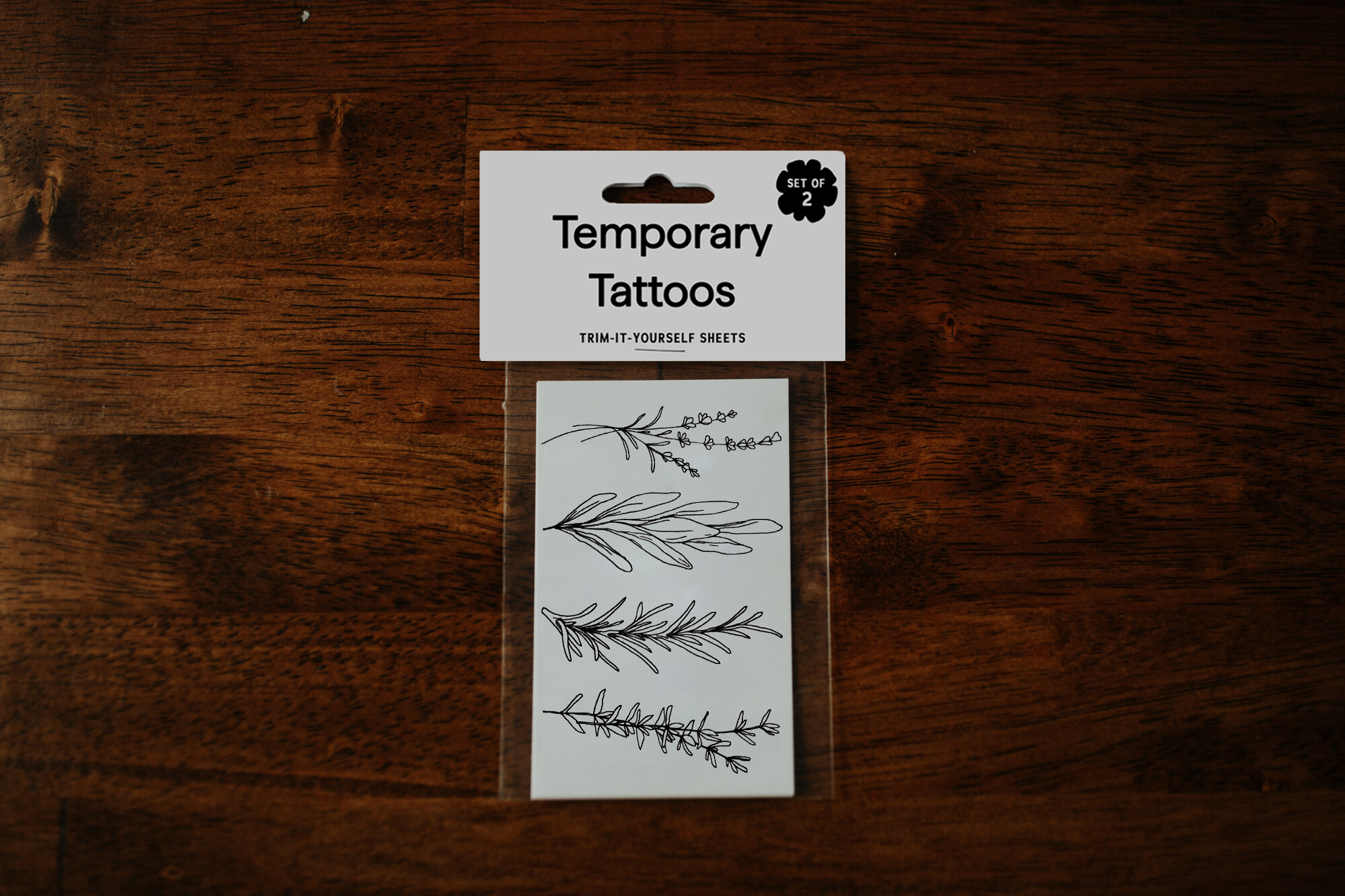 Herbs Temporary Tattoos