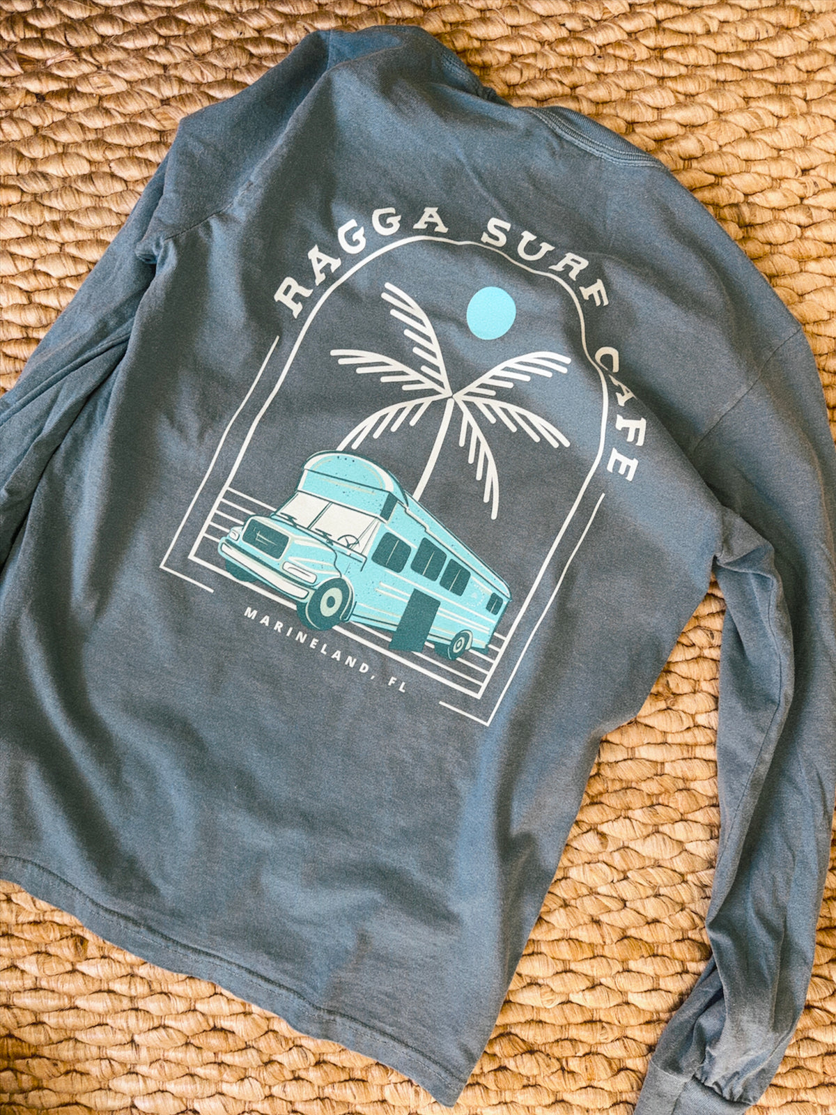 RSC 'Birdie 2.0 in Marineland' Long Sleeve Tee - Ice Blue