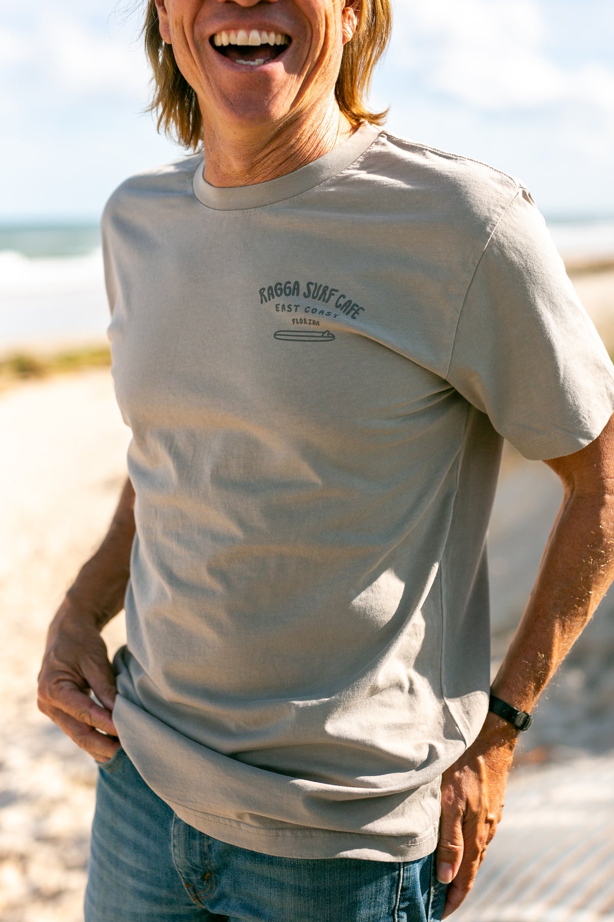 Grey Ragga Surf Cafe Shirt