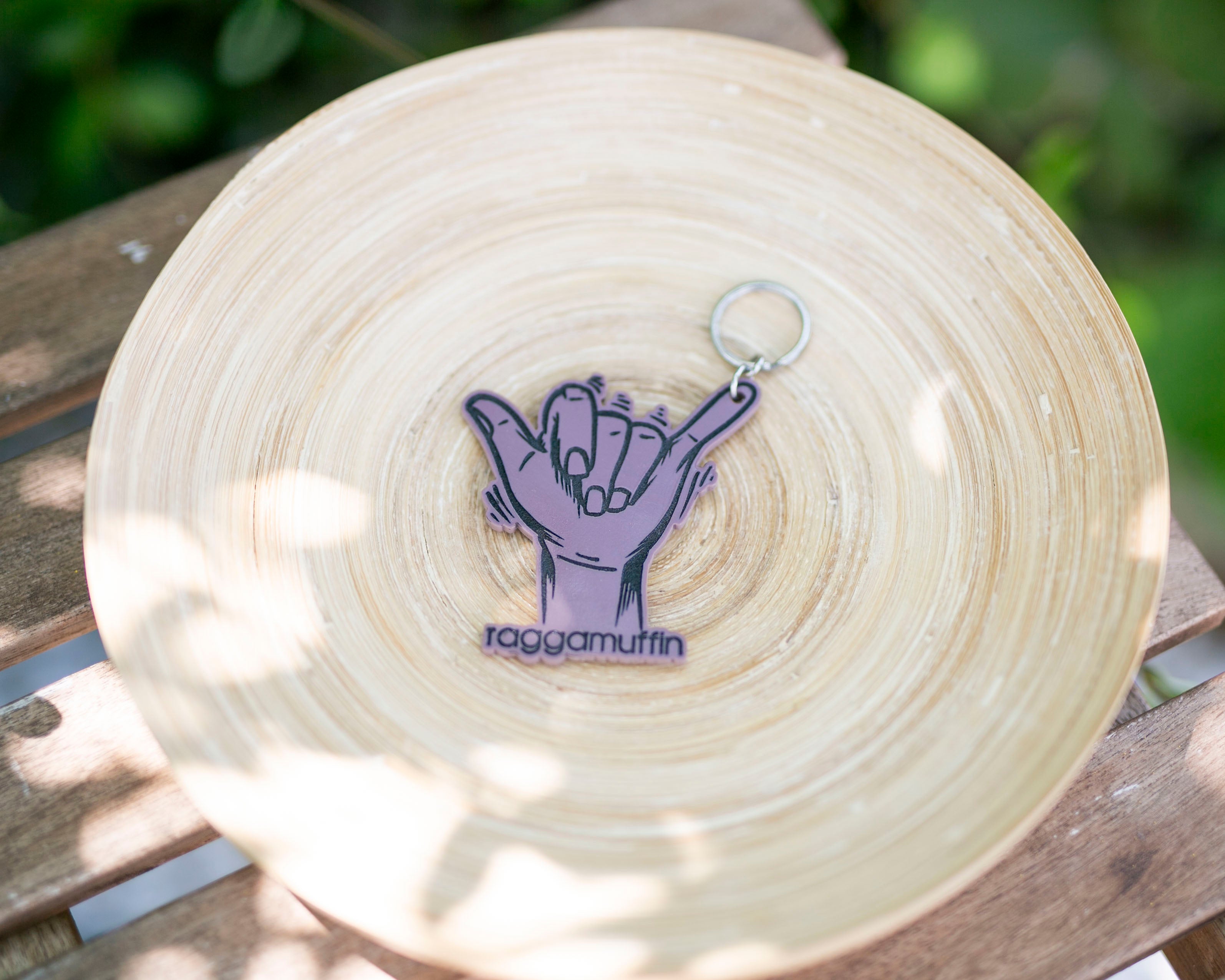 Raggamuffin® Acrylic Shaka Keychain