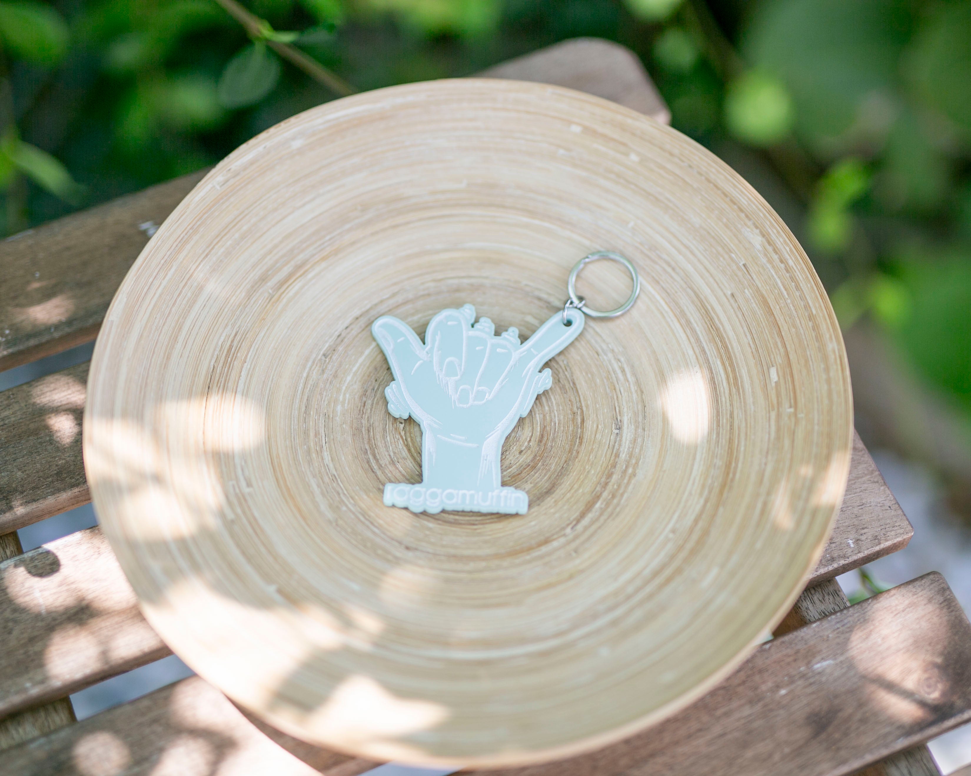 Raggamuffin® Acrylic Shaka Keychain