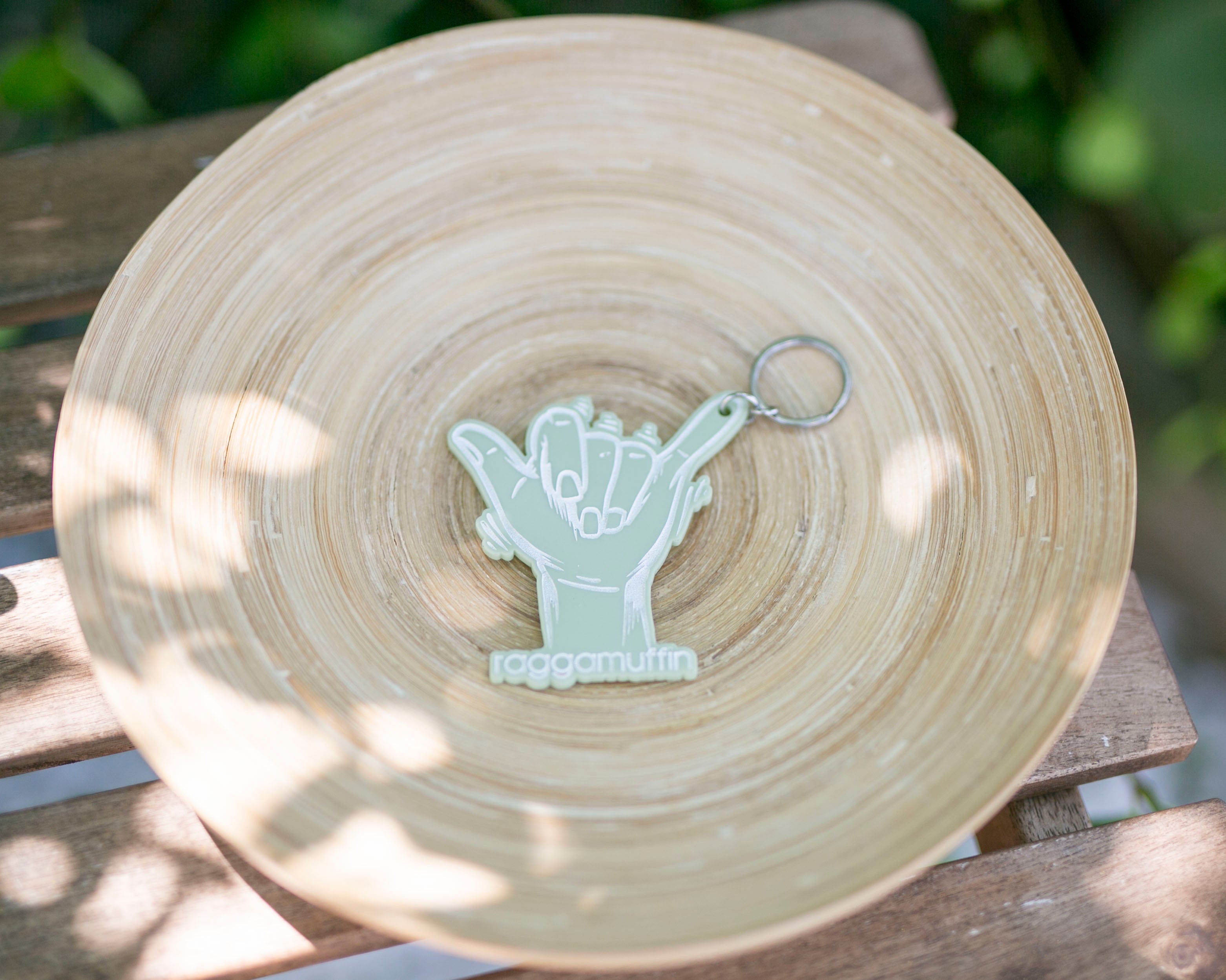 Raggamuffin® Acrylic Shaka Keychain