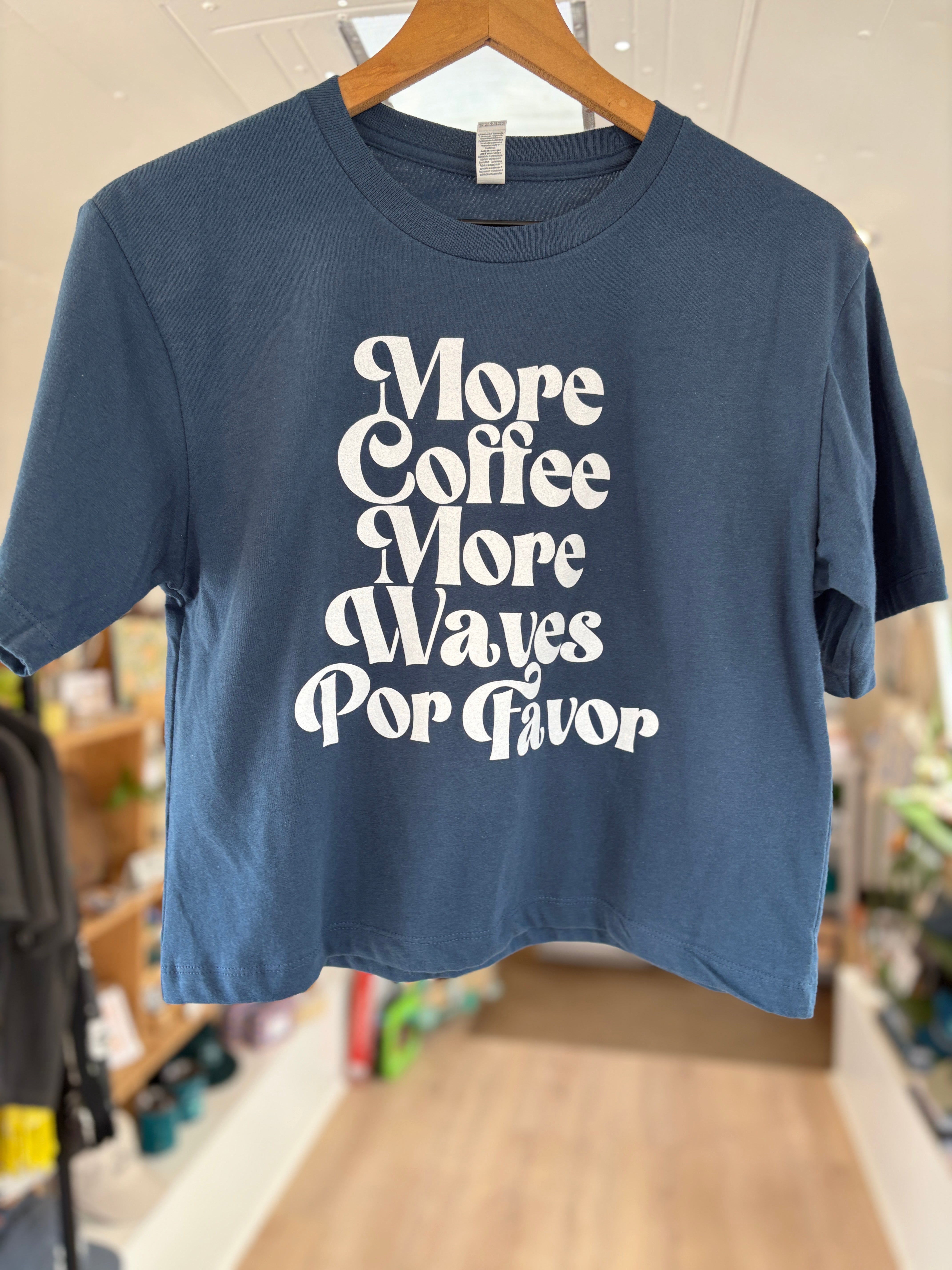 More Coffee... Por Favor - Sea Blue AA Women's Tee