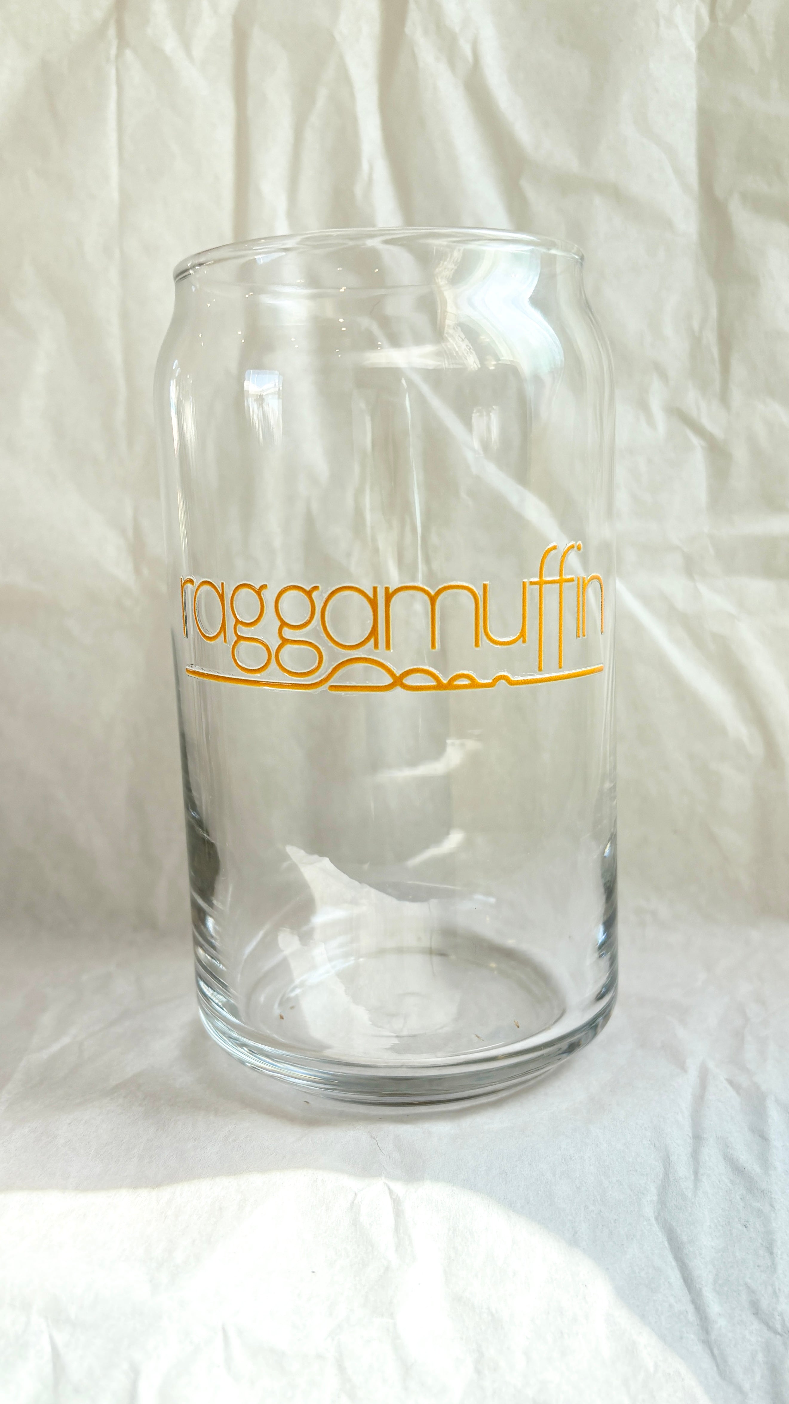 Raggamuffin Retro Wave - Beer Can Glass