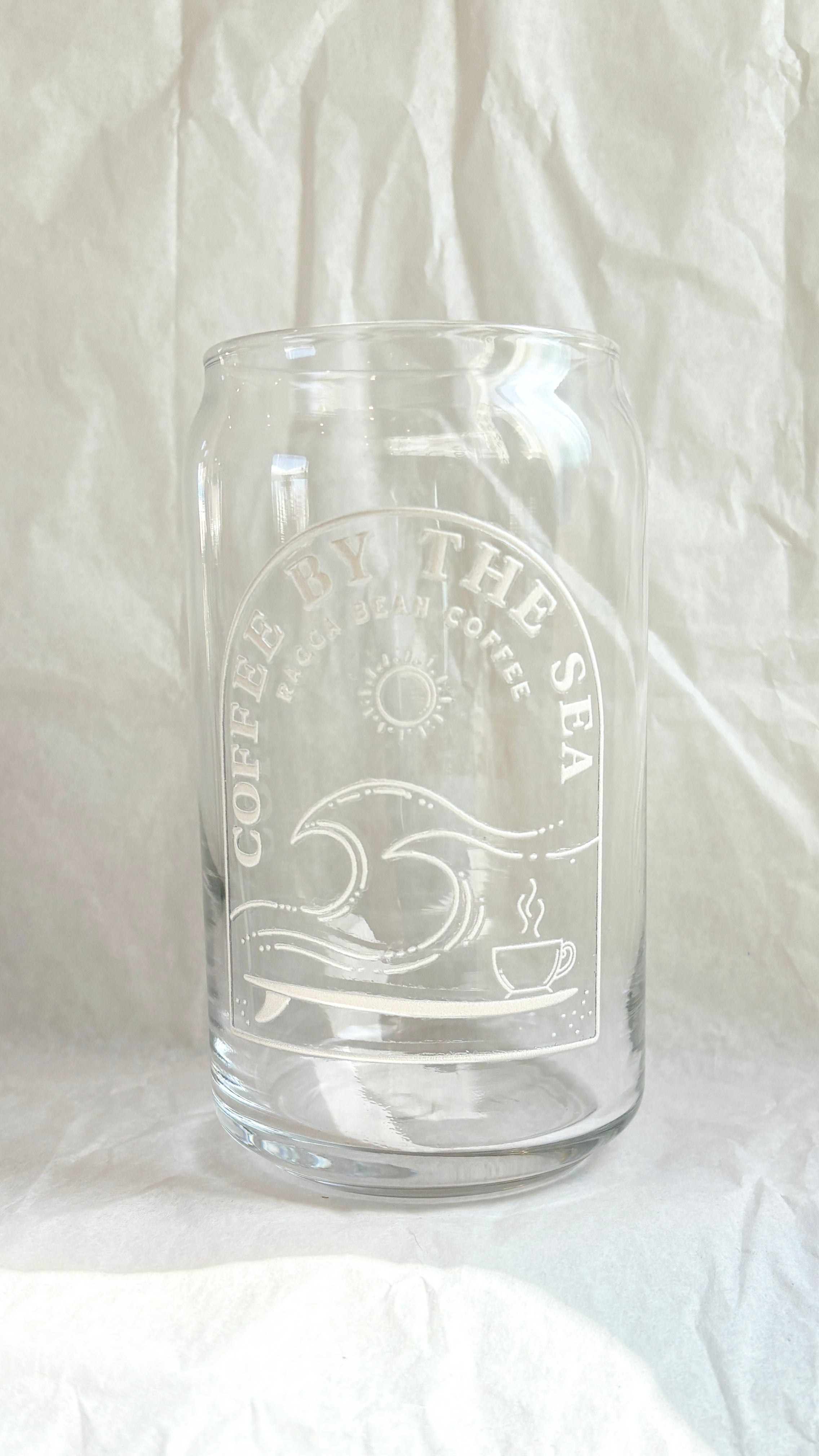 RSC Coffee By The Sea - Beer Can Glass