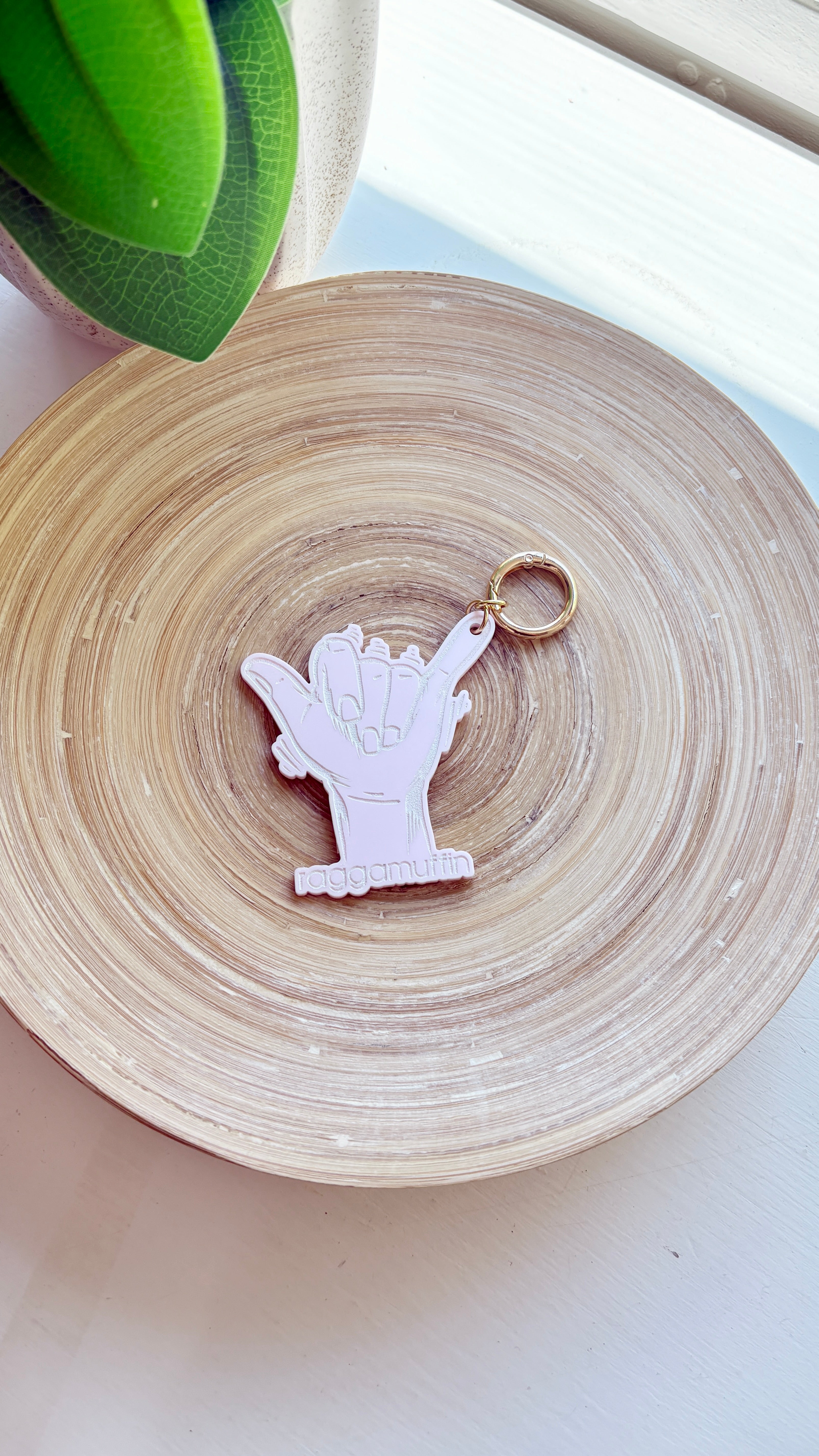 Raggamuffin® Acrylic Shaka Keychain