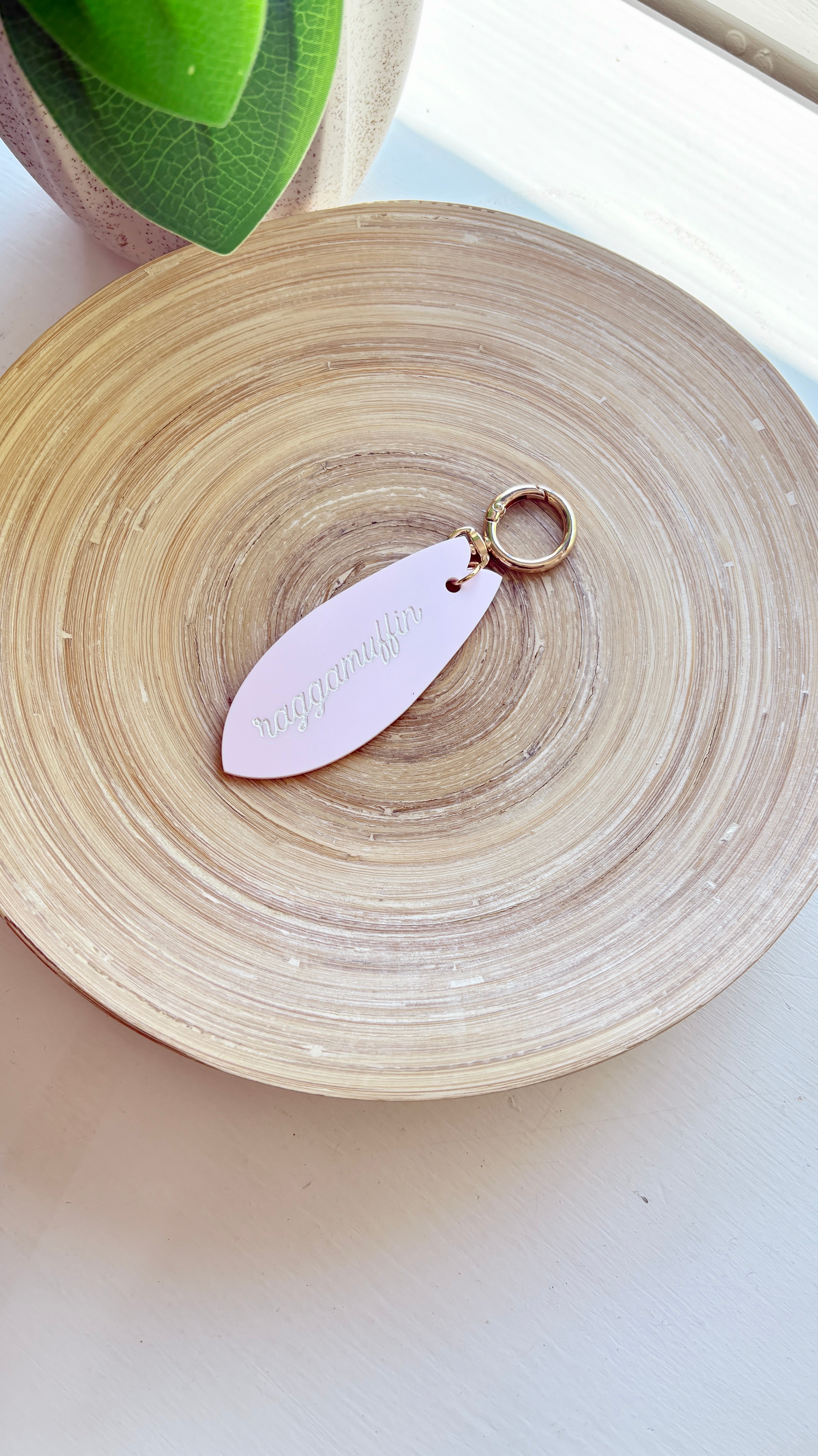 Raggamuffin® Acrylic Surf Board Keychain