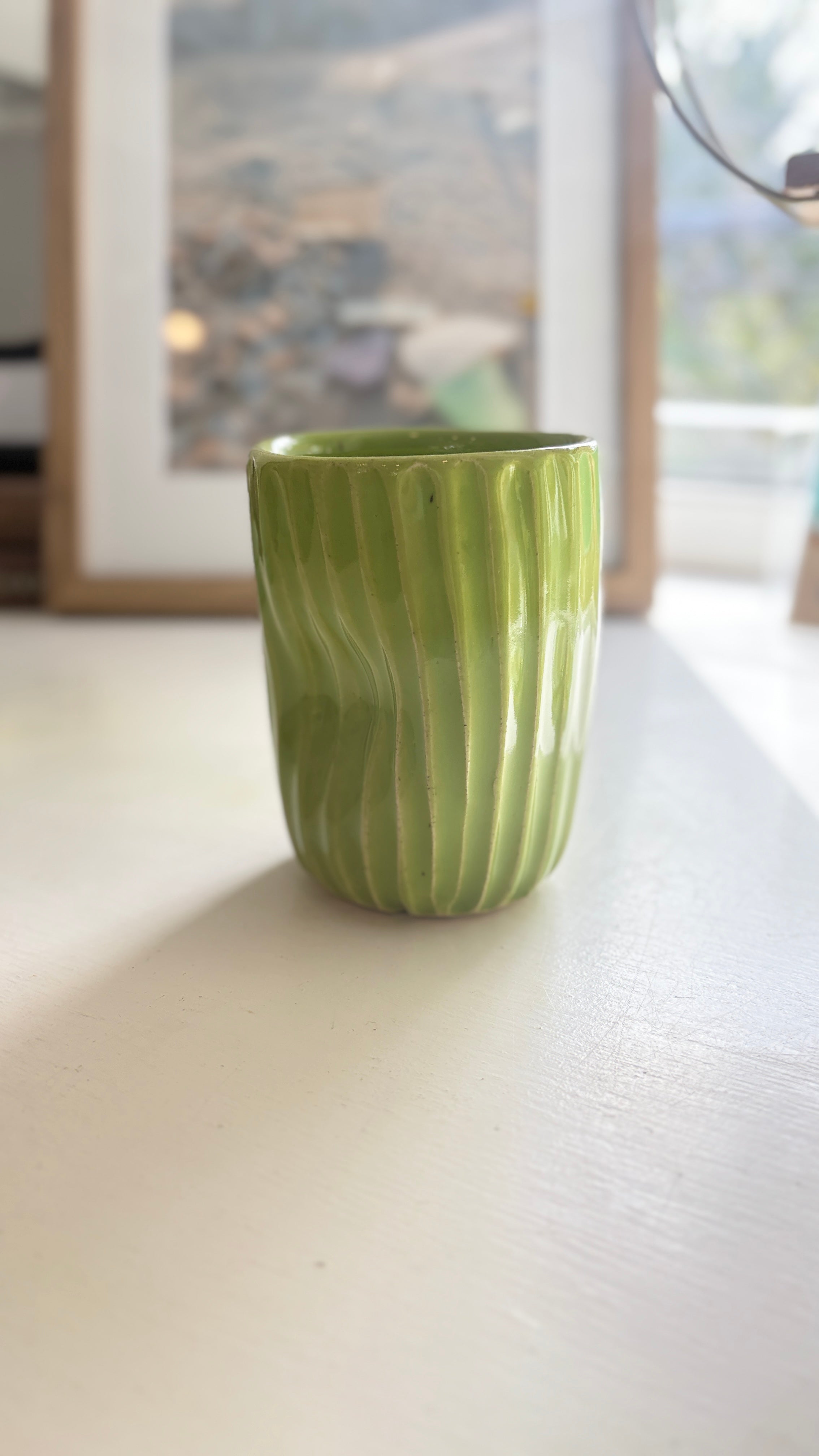 Big Hug Carved Mug - it's wonky