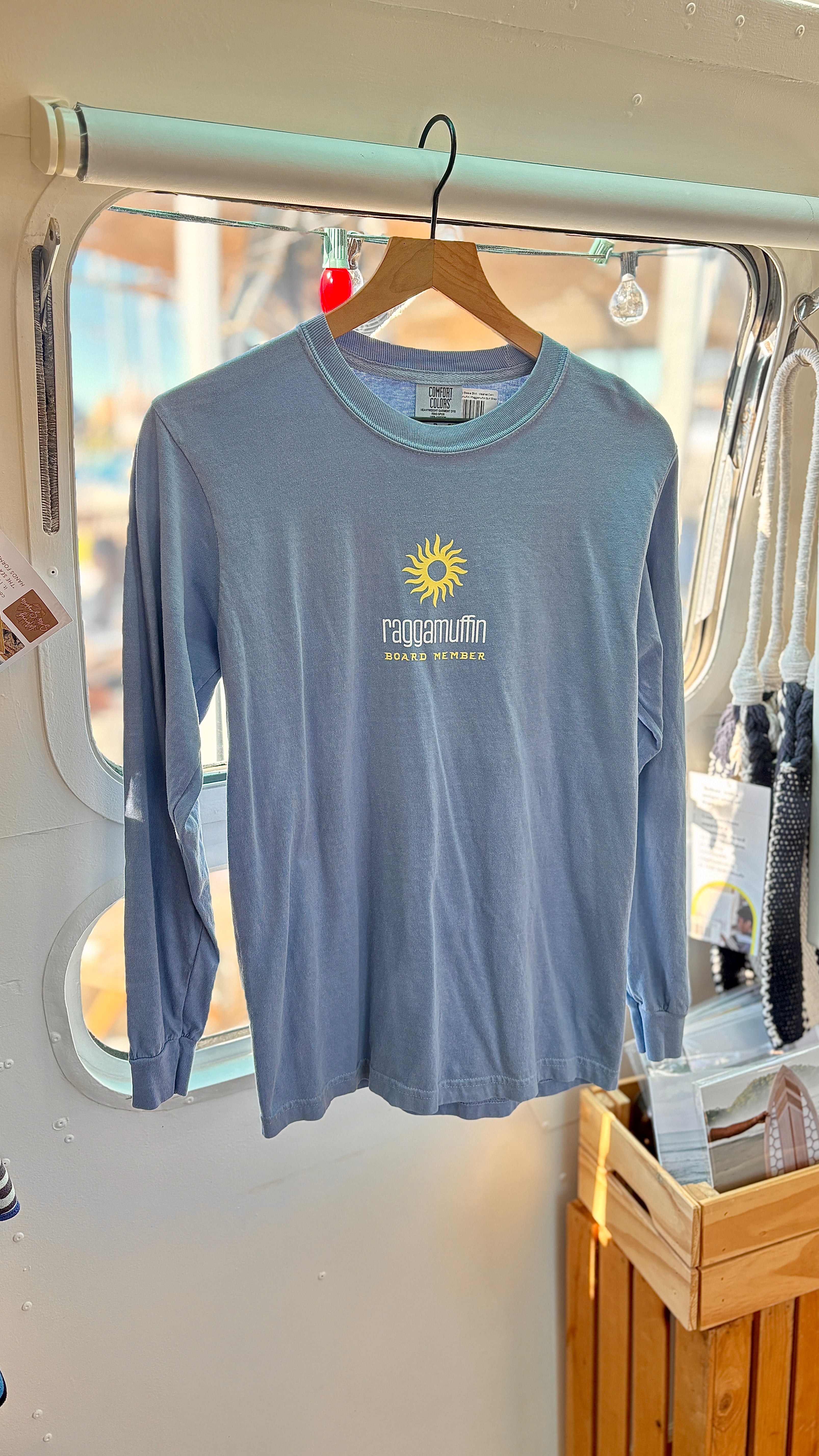 RMS FLOW Long Sleeve Shirt - Washed Denim Comfort Colors