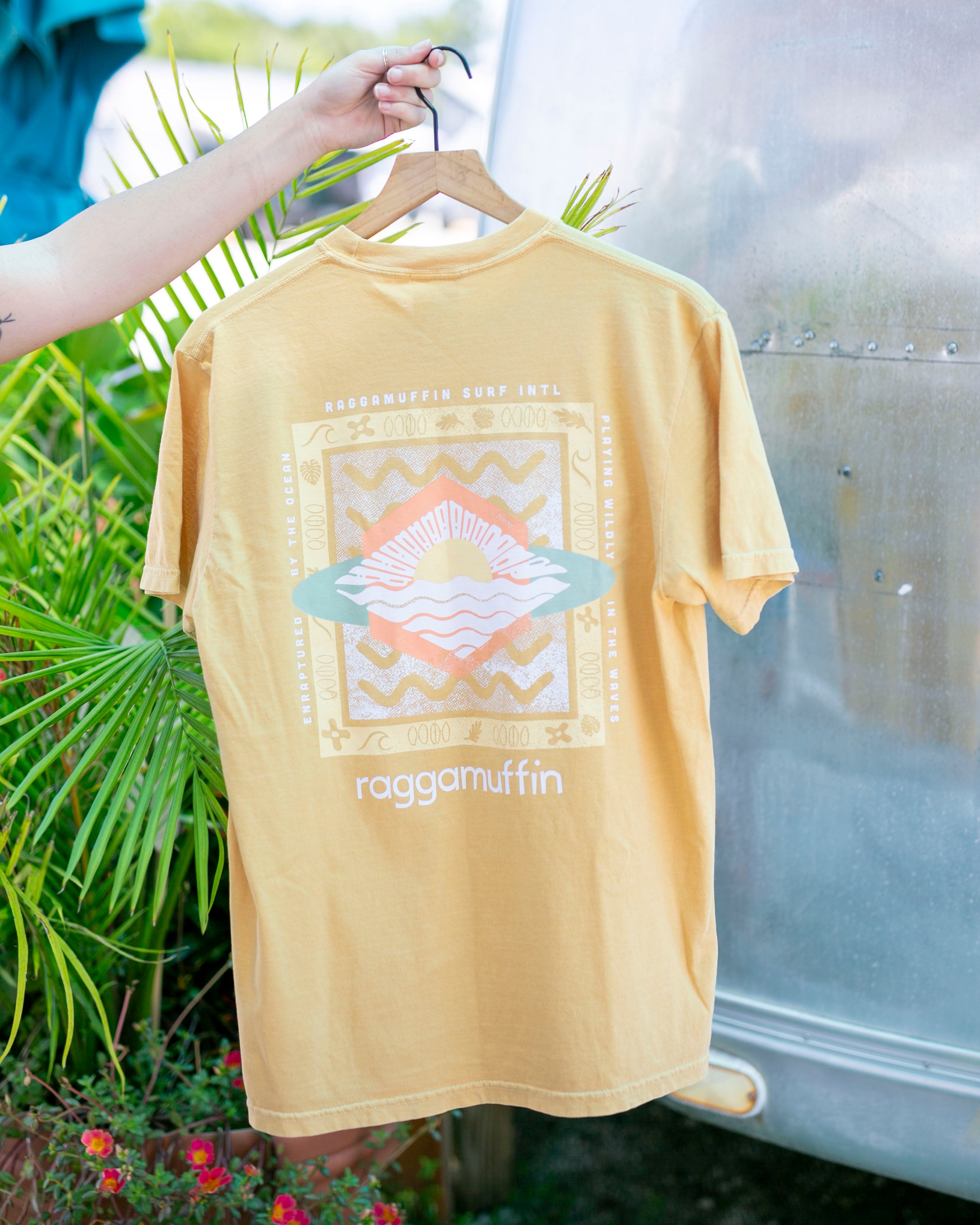 RMS Moonrise Surf Tee - Mustard Comfort Colors
