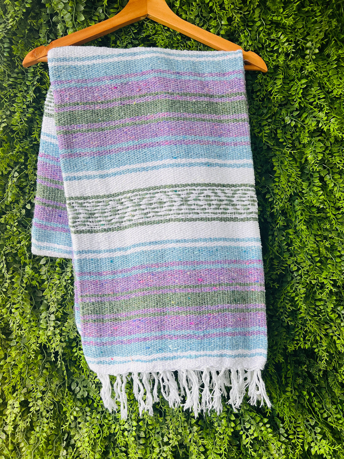 Lavender Fields Blanket l Mexican Blanket l Adventure Throw