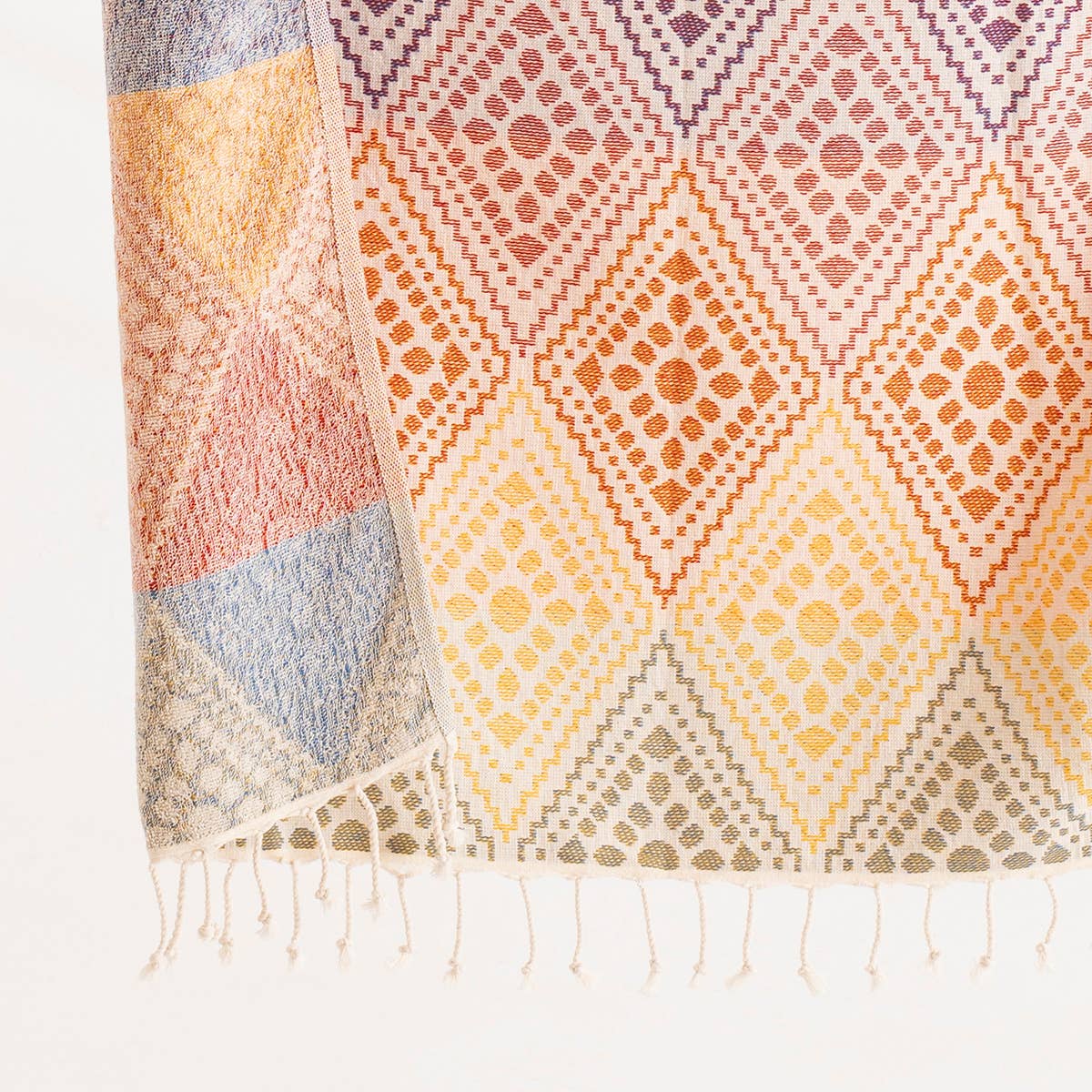 Multicolor Turkish Towel Bath Beach Spa Pool Terry-backed