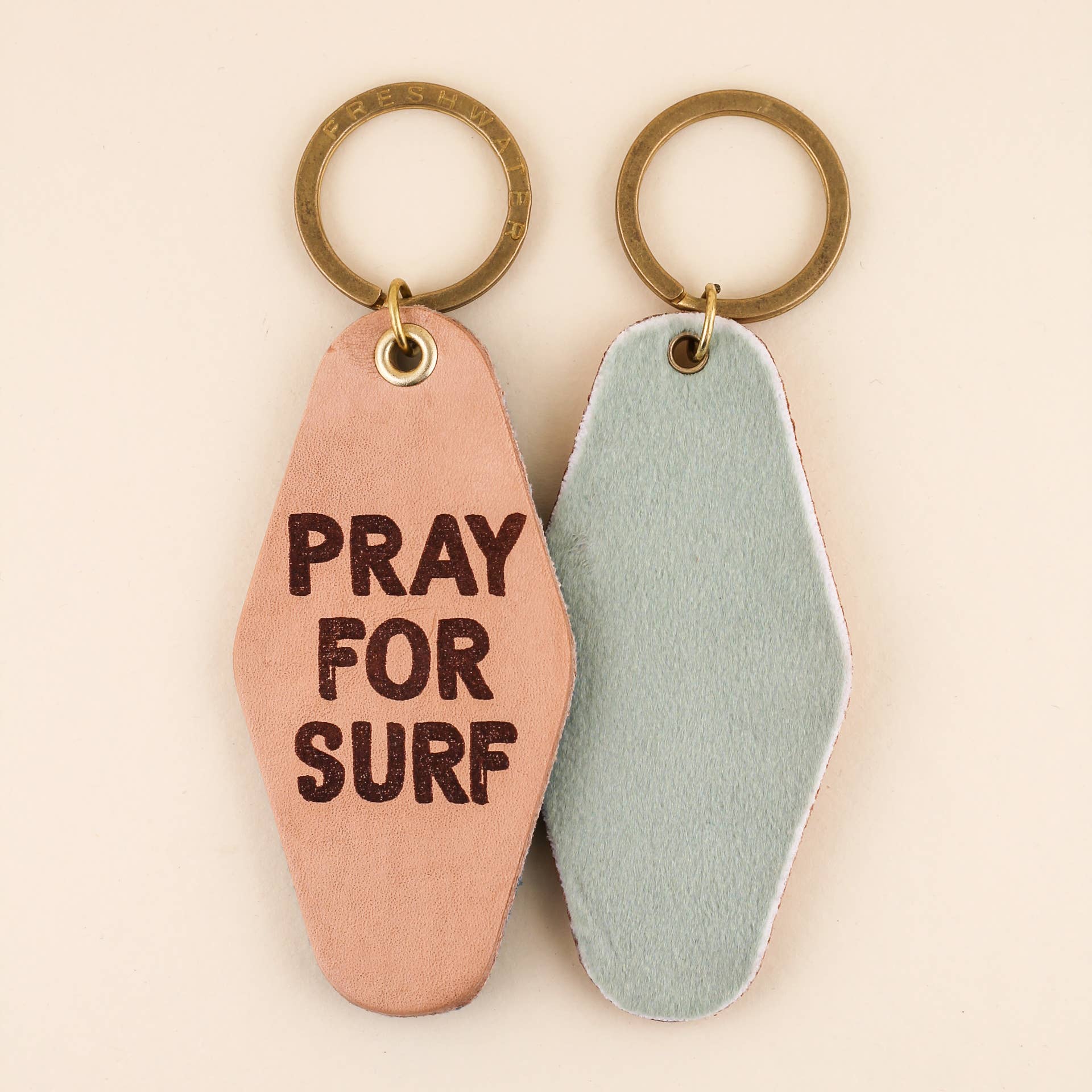 Pray For Surf Hotel Keychain