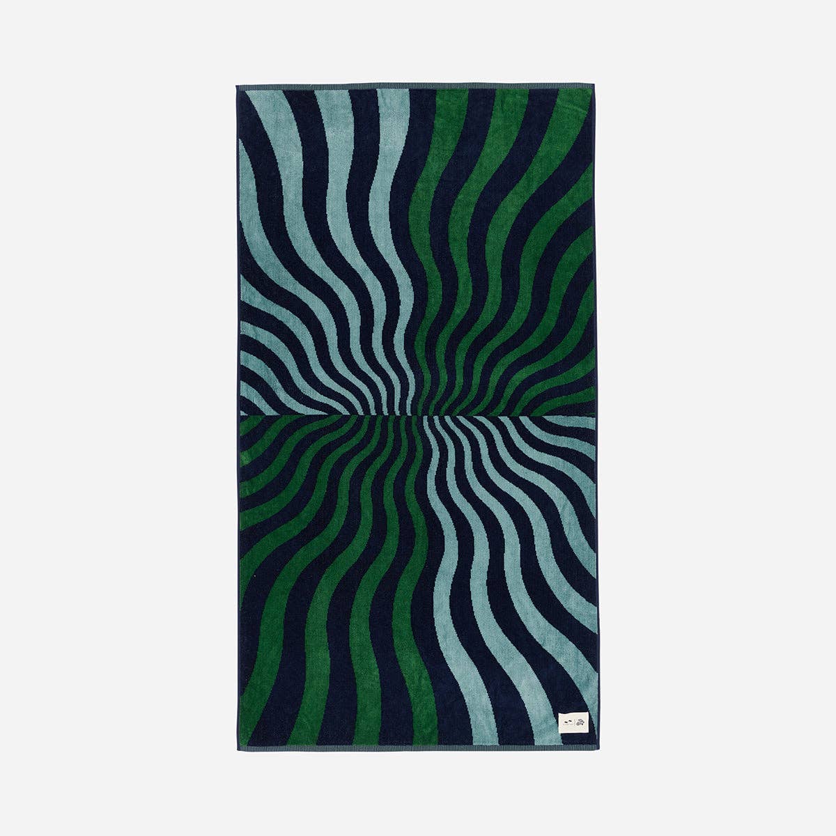 Hideout Premium Woven Towel - Deep Pacific | Schuyler Beecroft x Slowtide
