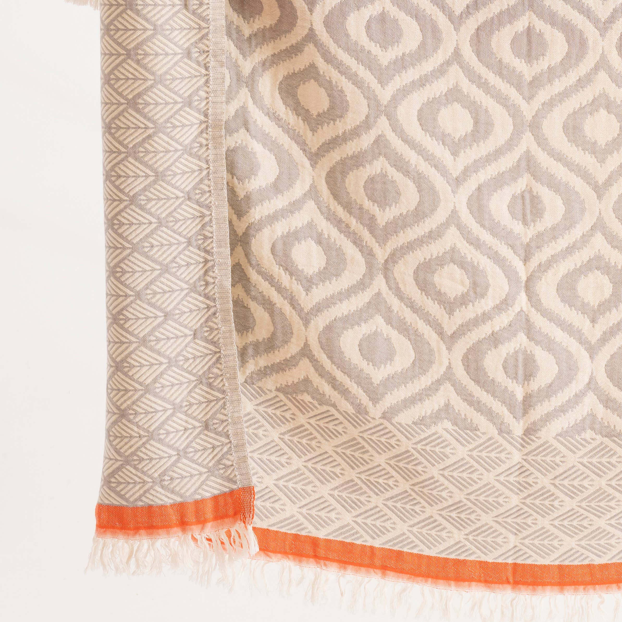 100% Cotton Throw Blanket Home Decor 51x67" Farmhouse Cover