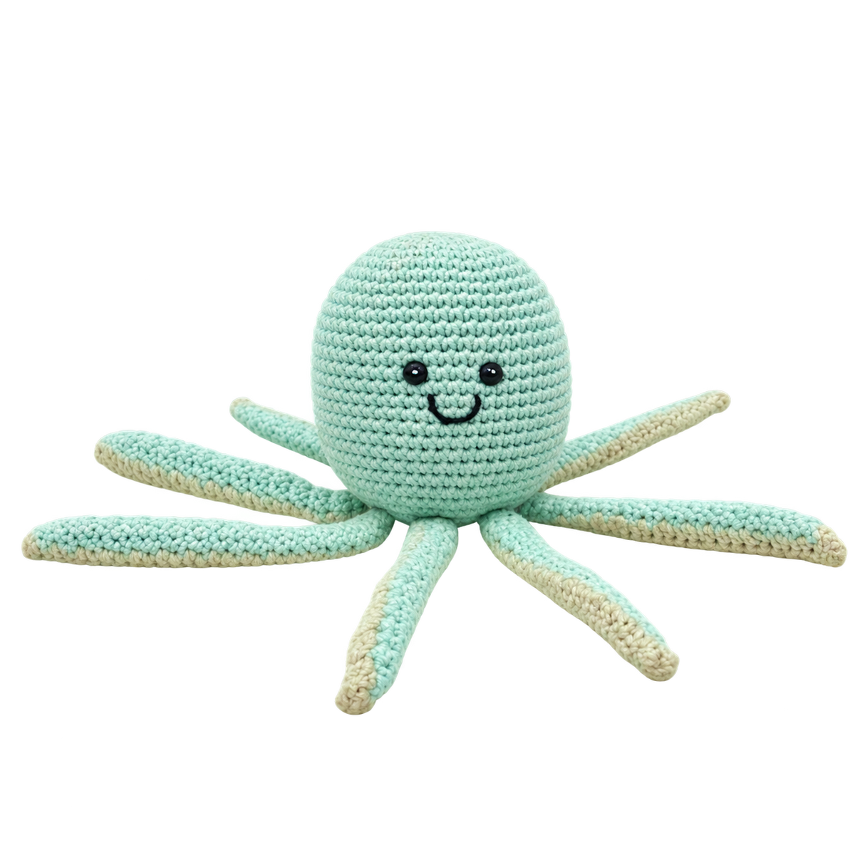 Lullaby Stitch | Octopus Rattle - Light Turquoise
