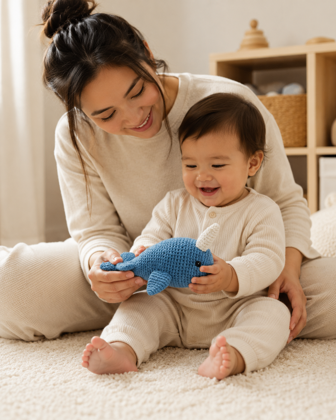 Lullaby Stitch | Narwhal Rattle