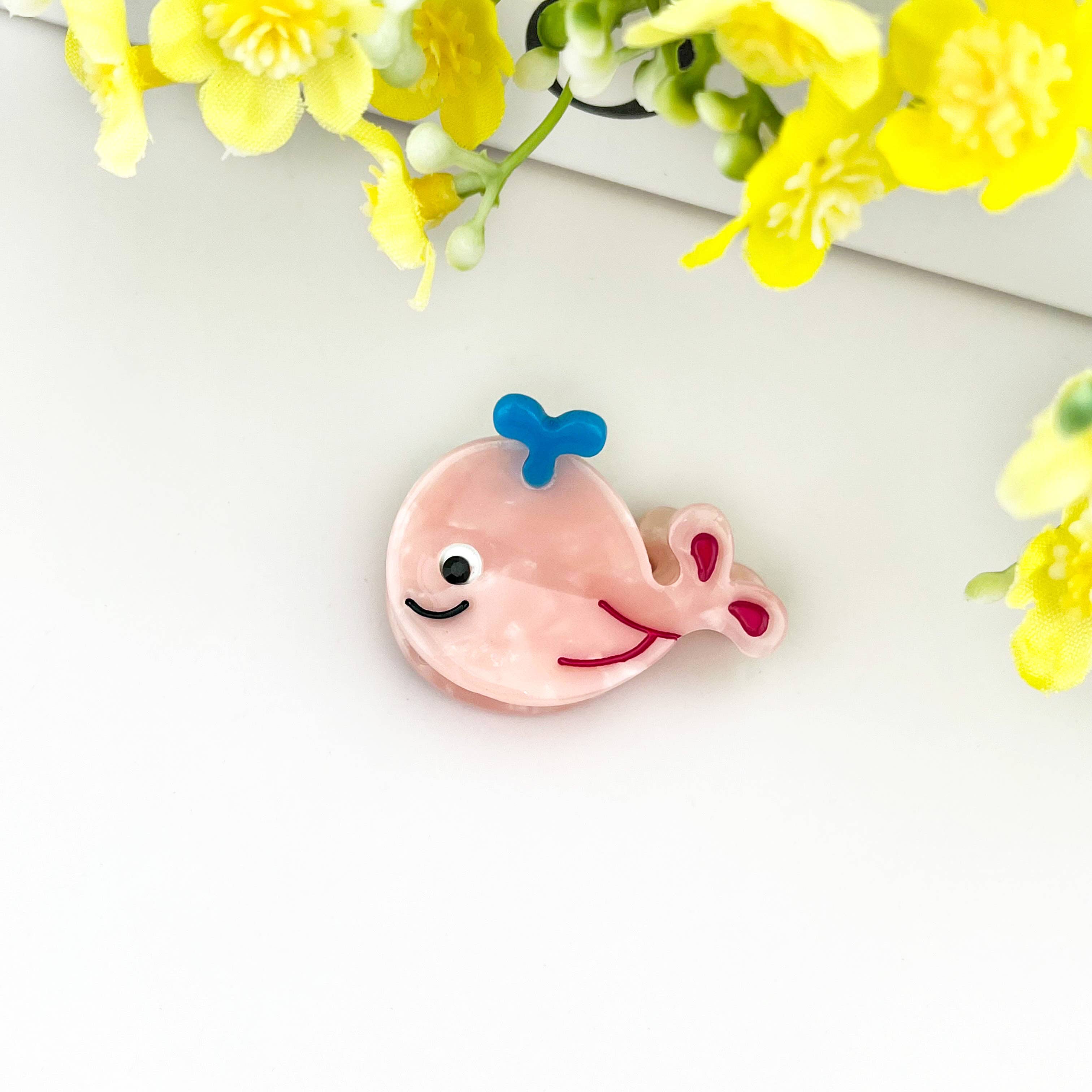 Ocean Fish Mini Claw Clip, Whale Hair Clip