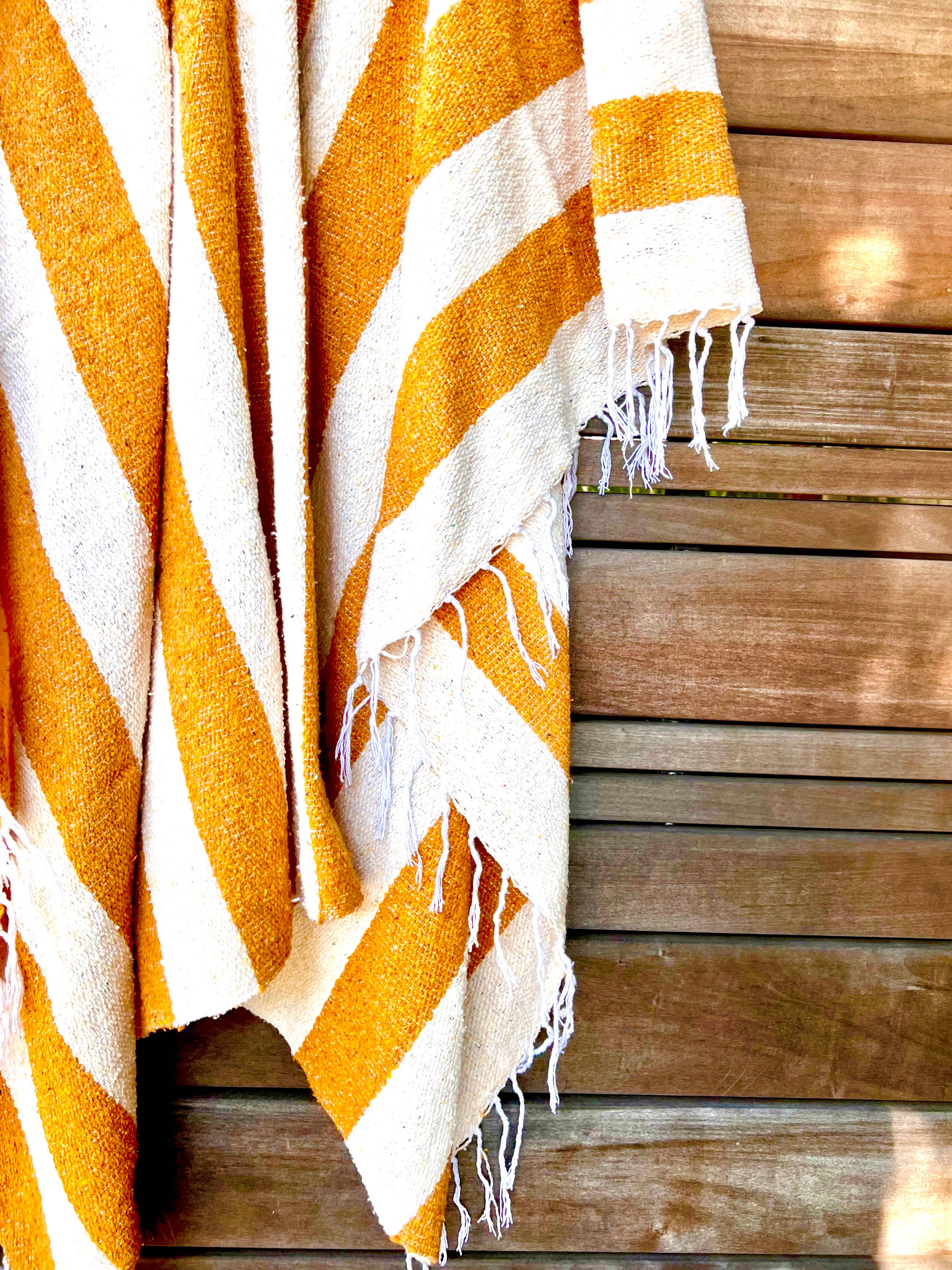 Goldie Throw Blanket | Beach Towel | Summer Mexican Blanket