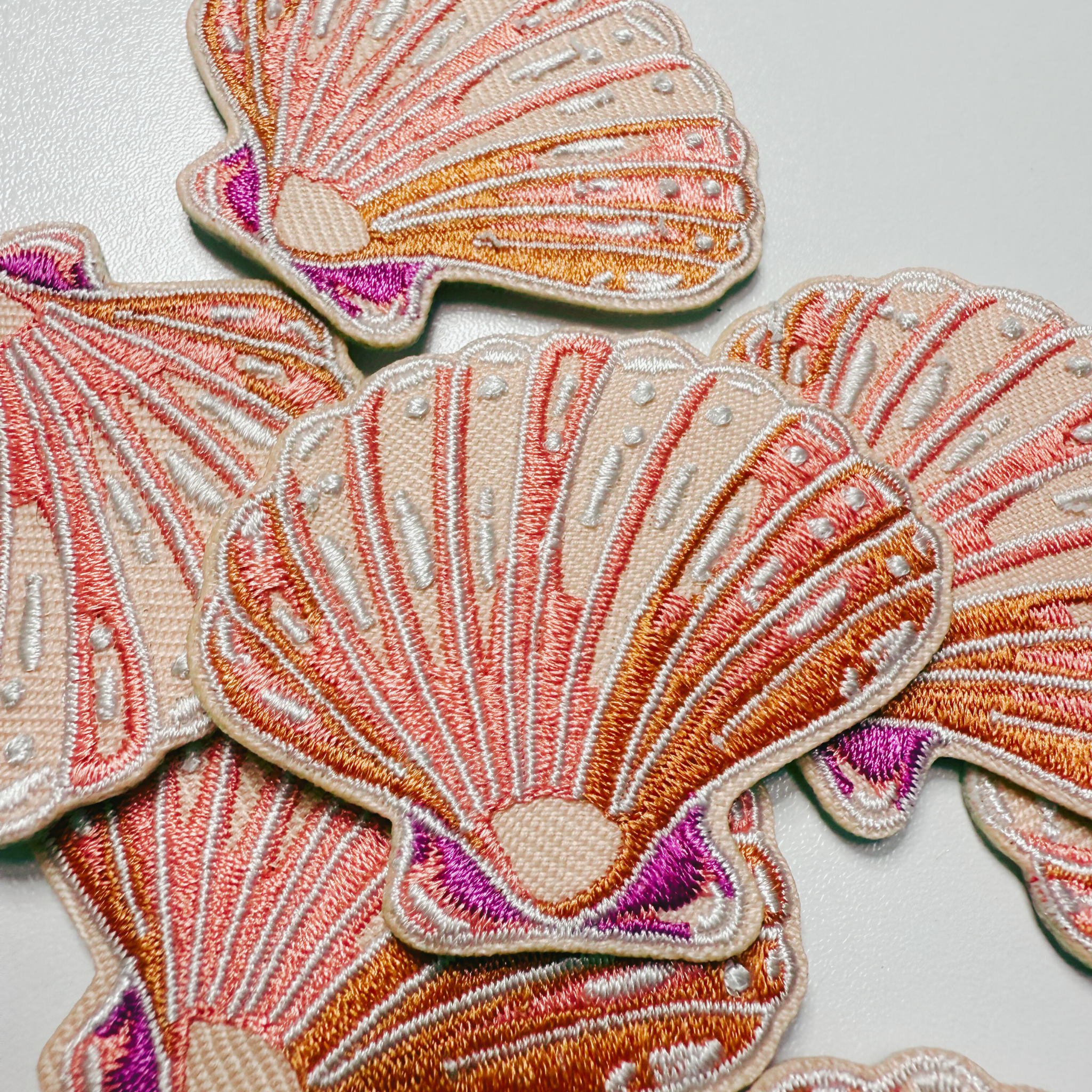 2" Shell - Embroidered Hat Patch