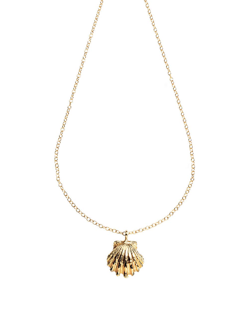 Golden Sunrise Small Shell necklace