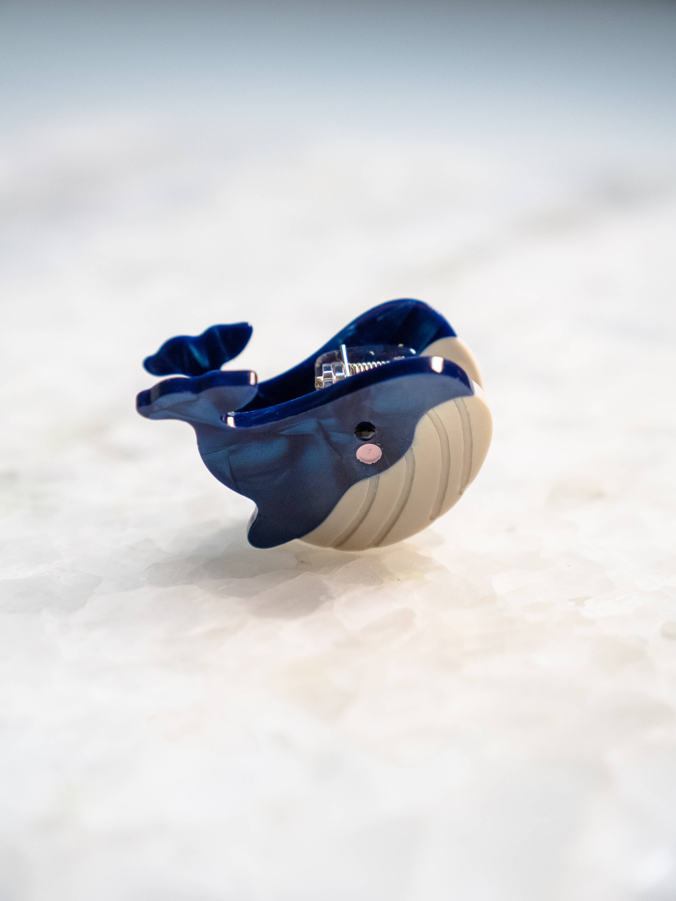Eco Friendly Blue Whale Hair Clip, Mini