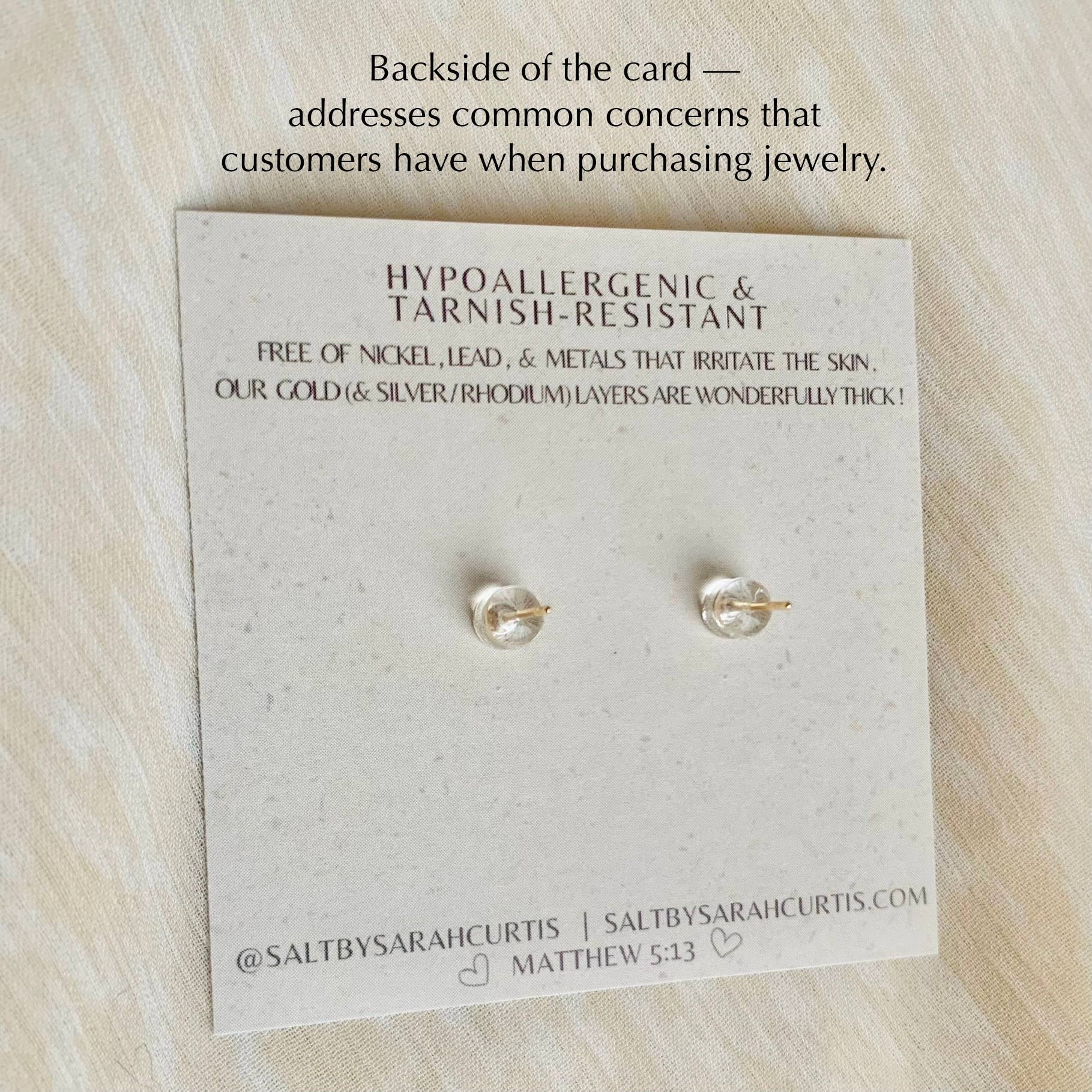 SEASHELL STUDS | 18K gold | dainty shell stud earrings