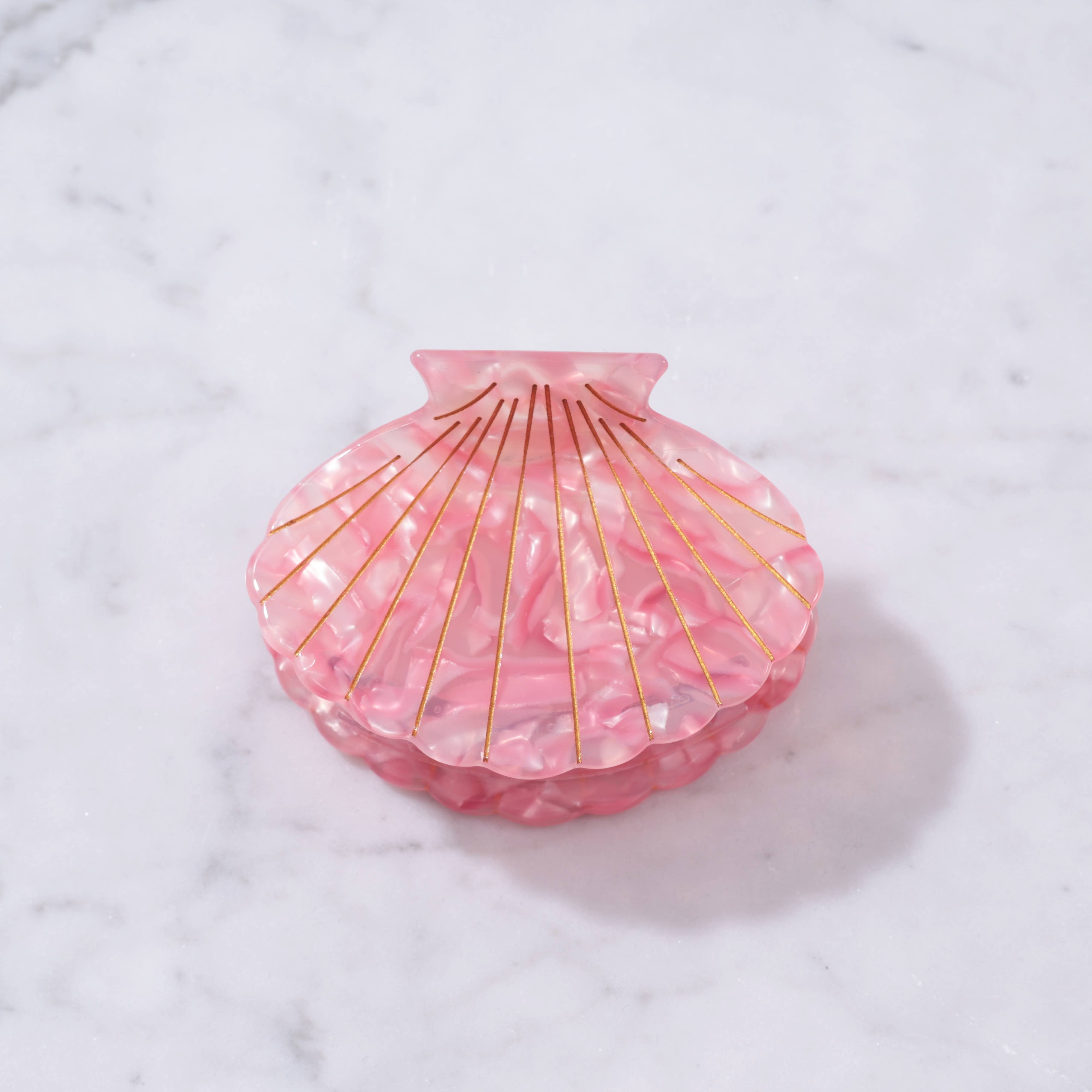 Eco-Friendly Scallop Shell Hair Clip Large