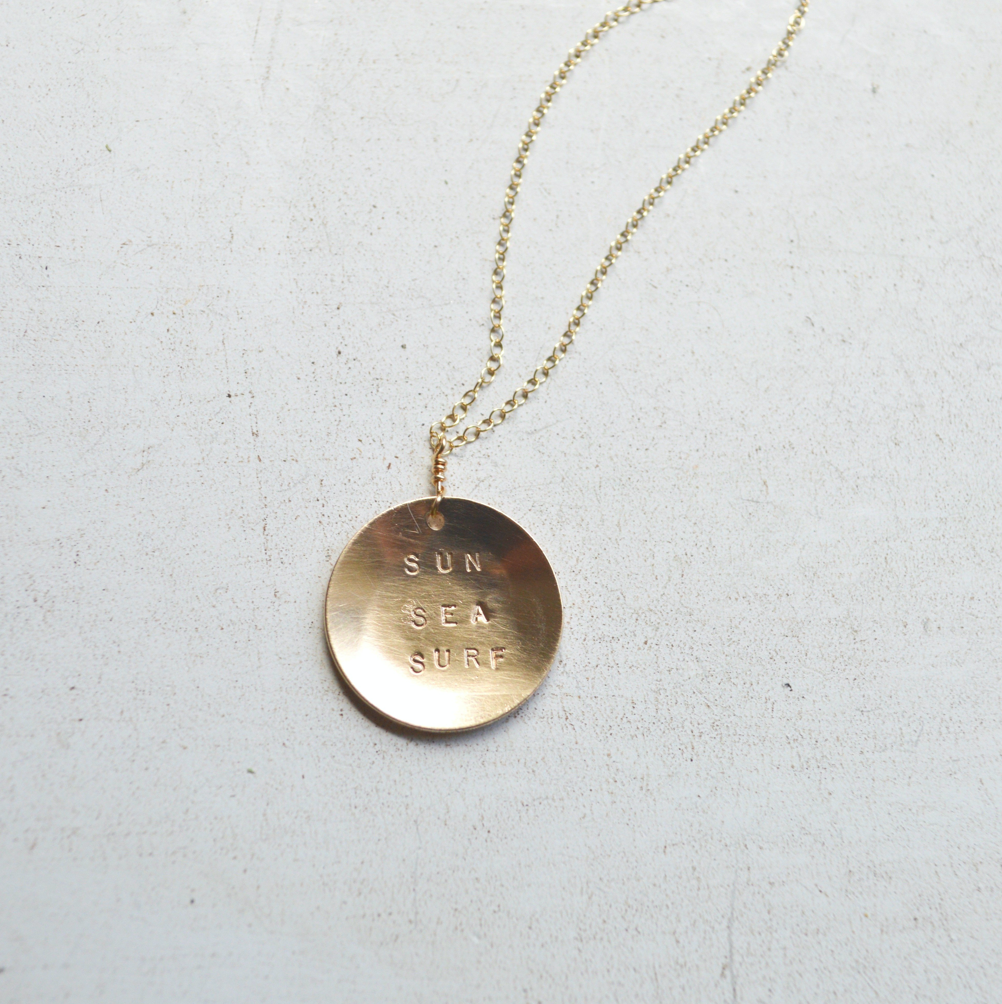 Salty But Sweet - Sun Sea Surf Necklace