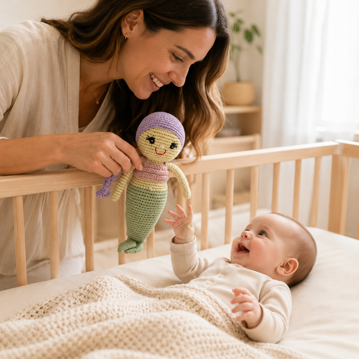 Lullaby Stitch | Mermaid Rattle