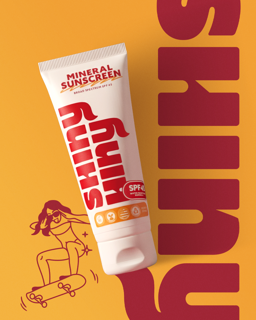 Light and Clean Mineral Sunscreen SPF 45