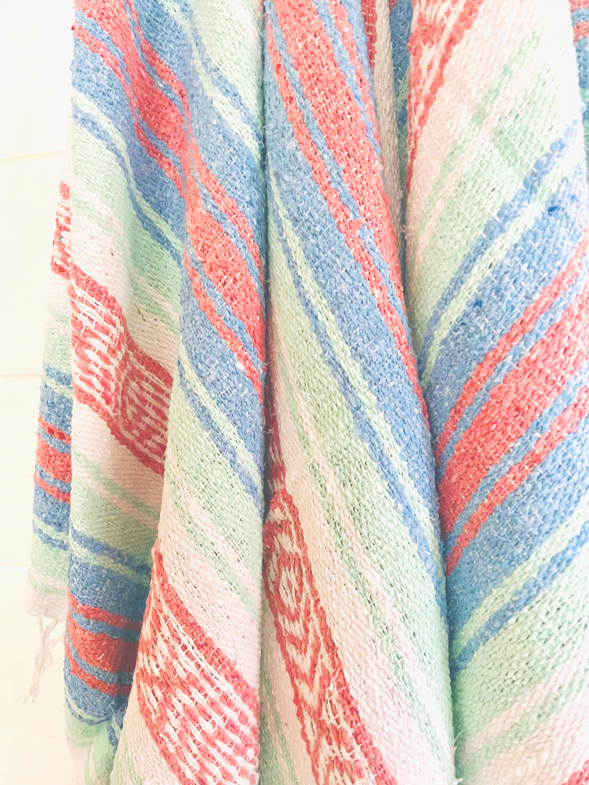 Kaanapali Beach Blanket l Mexican Blanket Throw Blanket