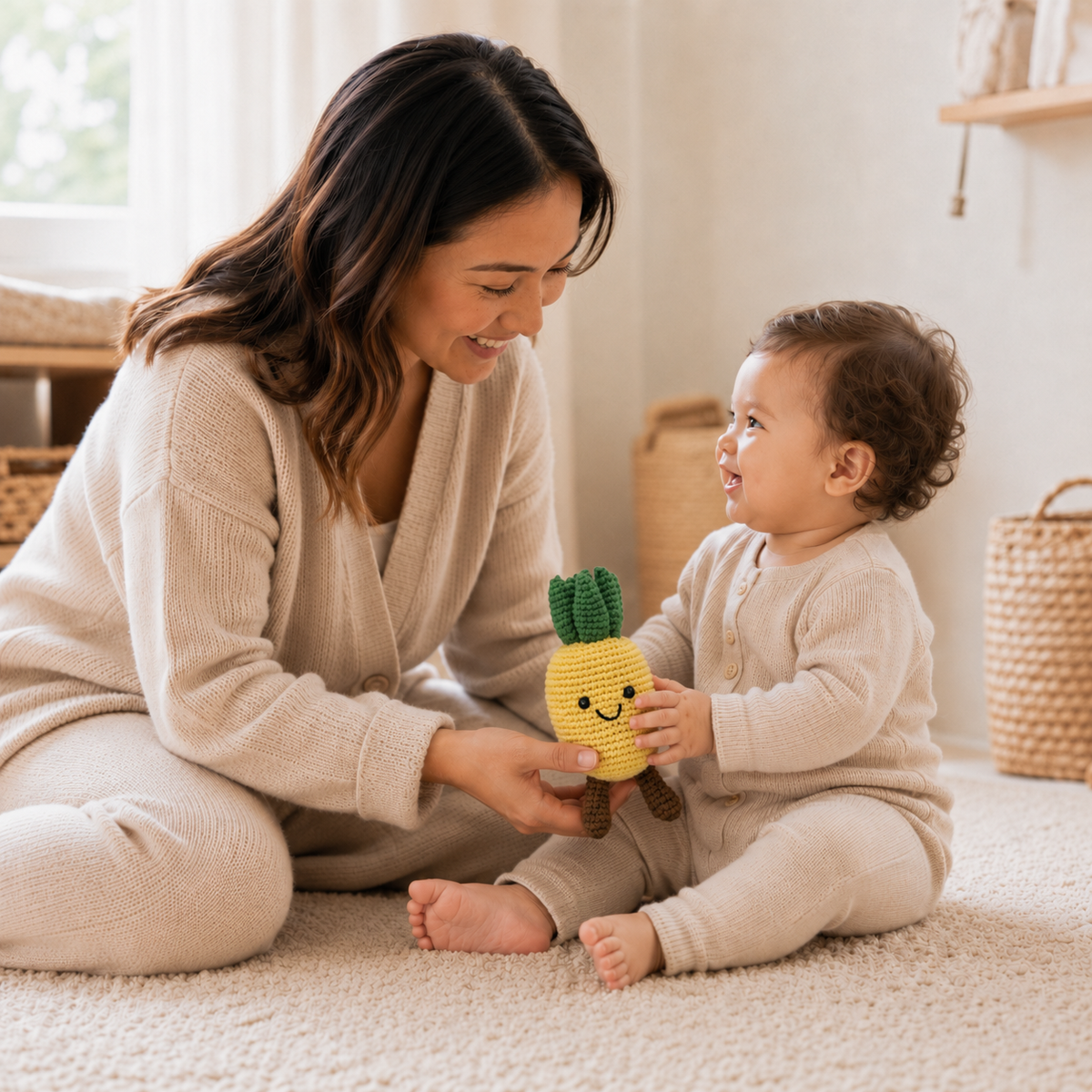 Lullaby Stitch | Pineapple Rattle