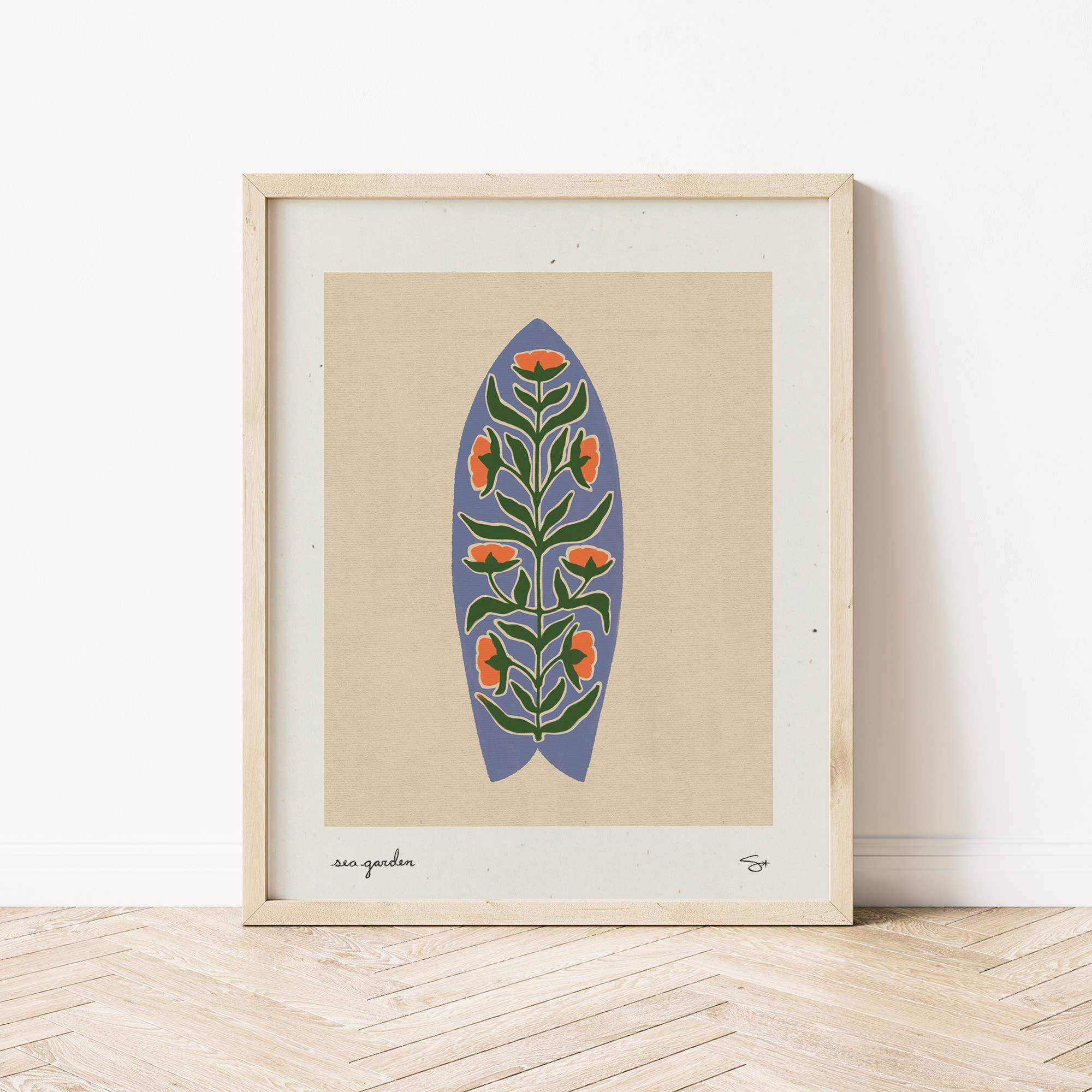 Surf Garden 3 | Surfboard Print