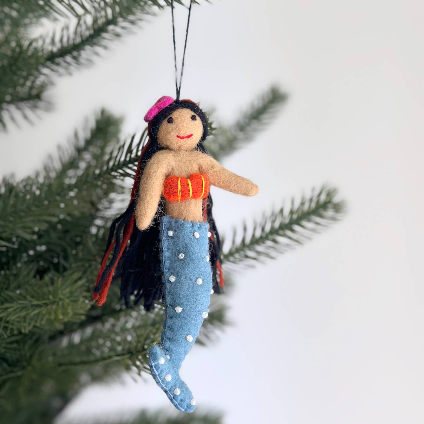 Felt Silk Sea Mermaid Ornament