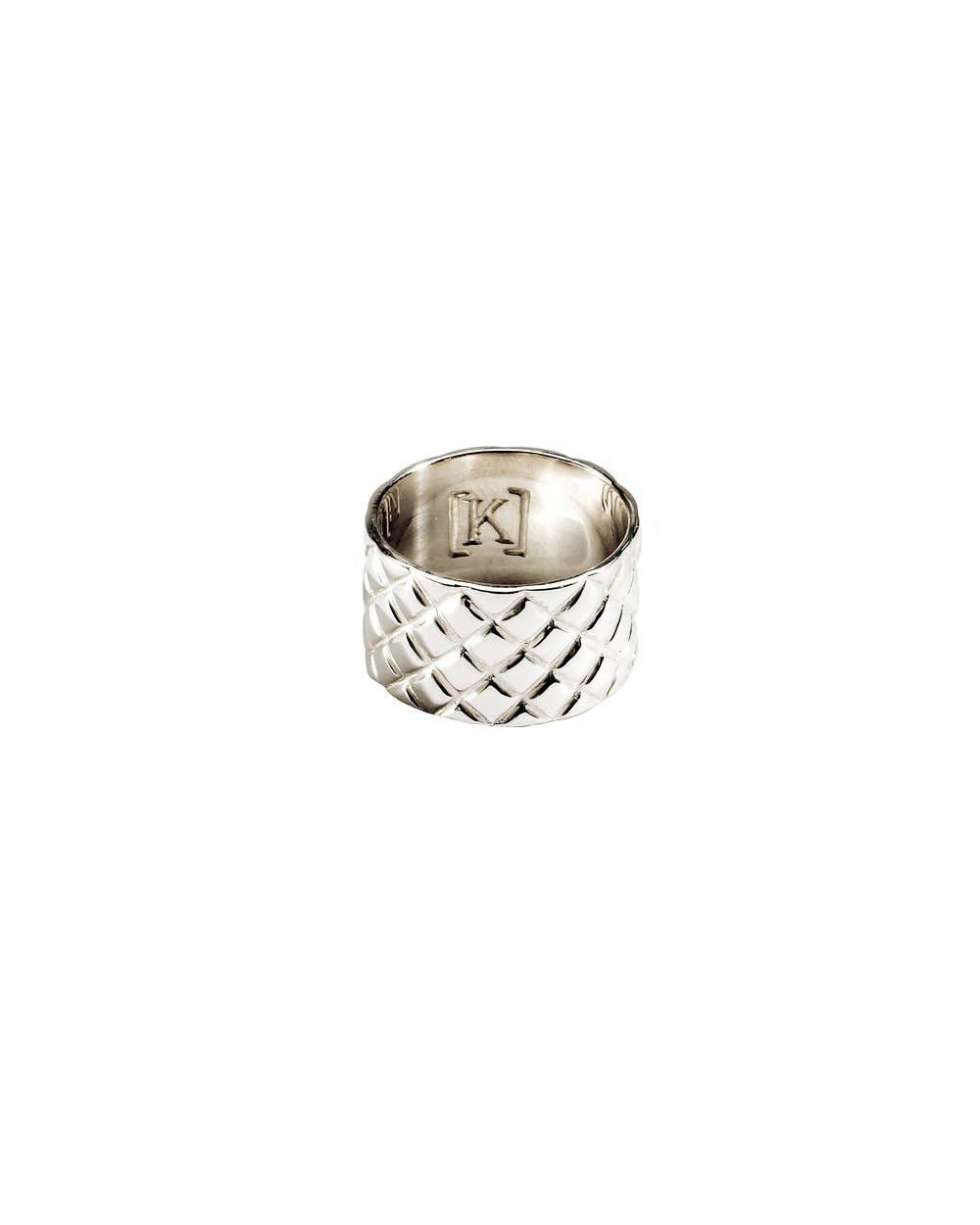 Pineapple Texture Band Ring