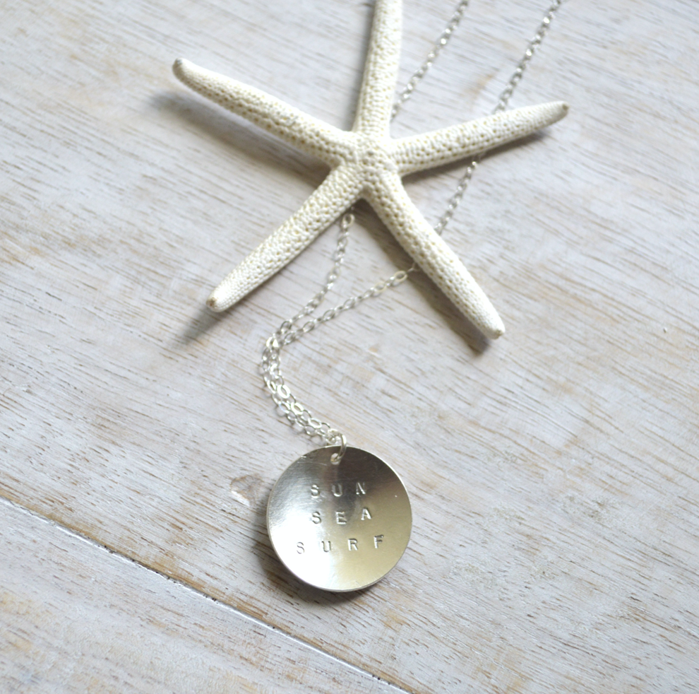 Salty But Sweet - Sun Sea Surf Necklace
