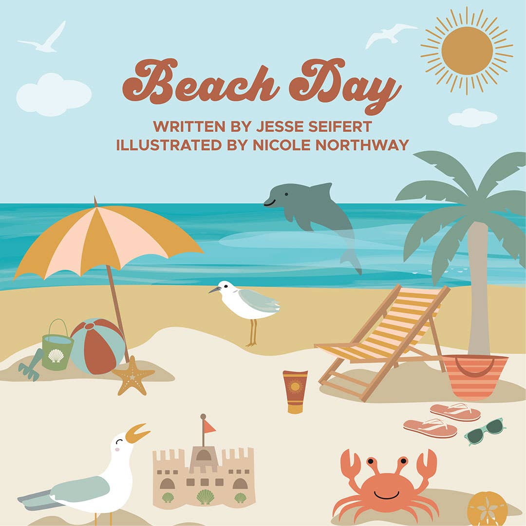 Beach Day Look and Find Summer Baby & Kids Board Book - Lucy's Room