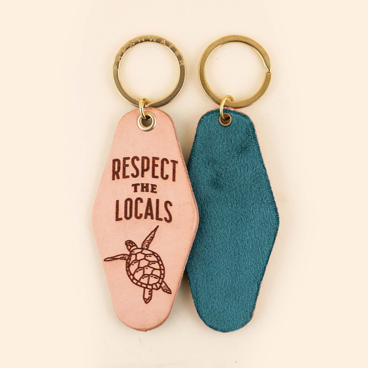 Respect The Locals - Hotel Keychain