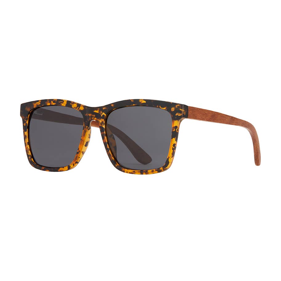 Koa - Tortoise + Walnut Wood Polarizes Sunglasses