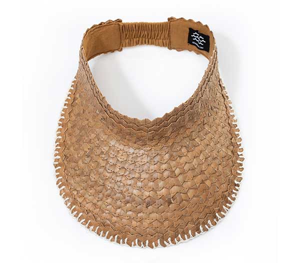 Playa Crochet Straw Visor