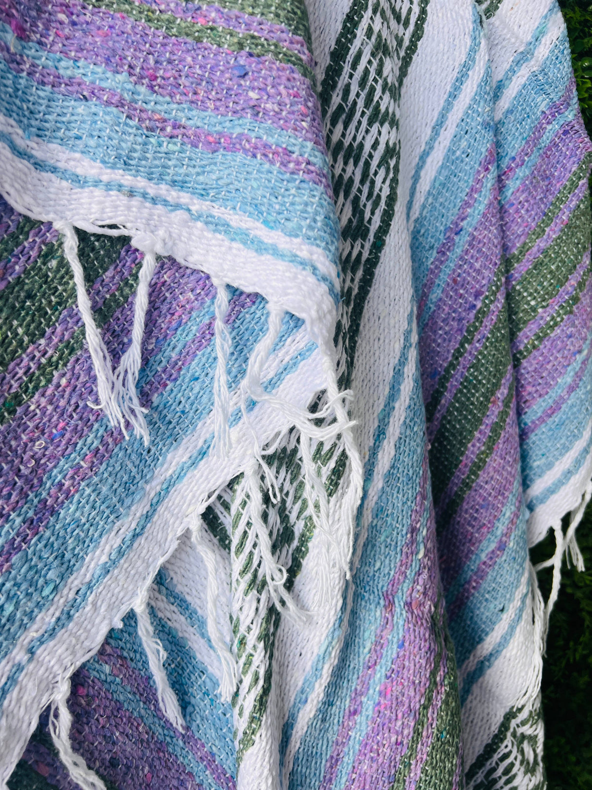 Lavender Fields Blanket l Mexican Blanket l Adventure Throw
