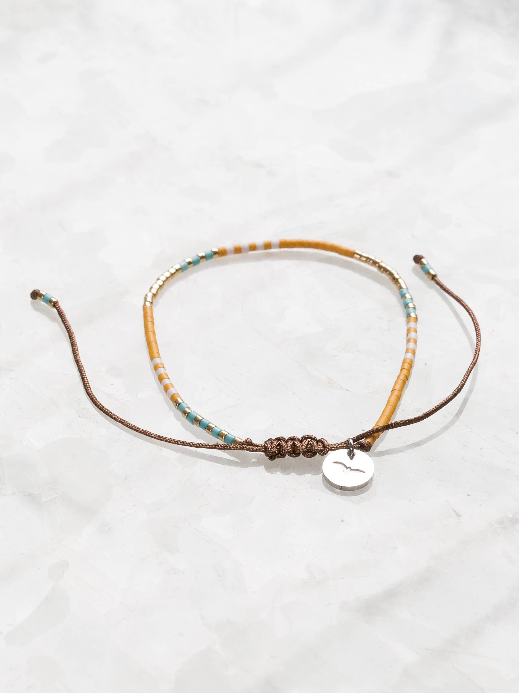 Tiny Bead Colorful, Island Bead Bracelet - Limoncello