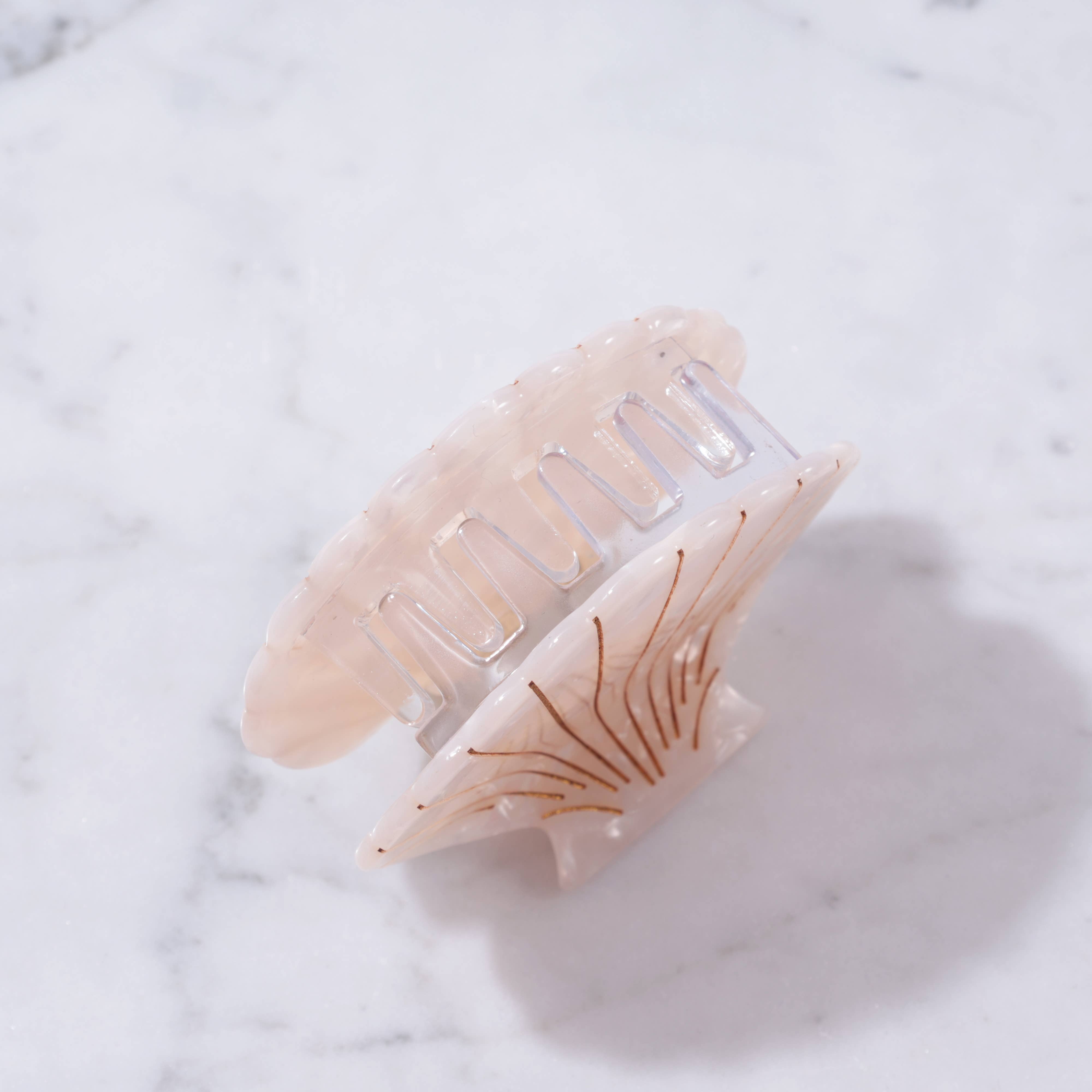 Eco-Friendly Scallop Shell Hair Clip Large